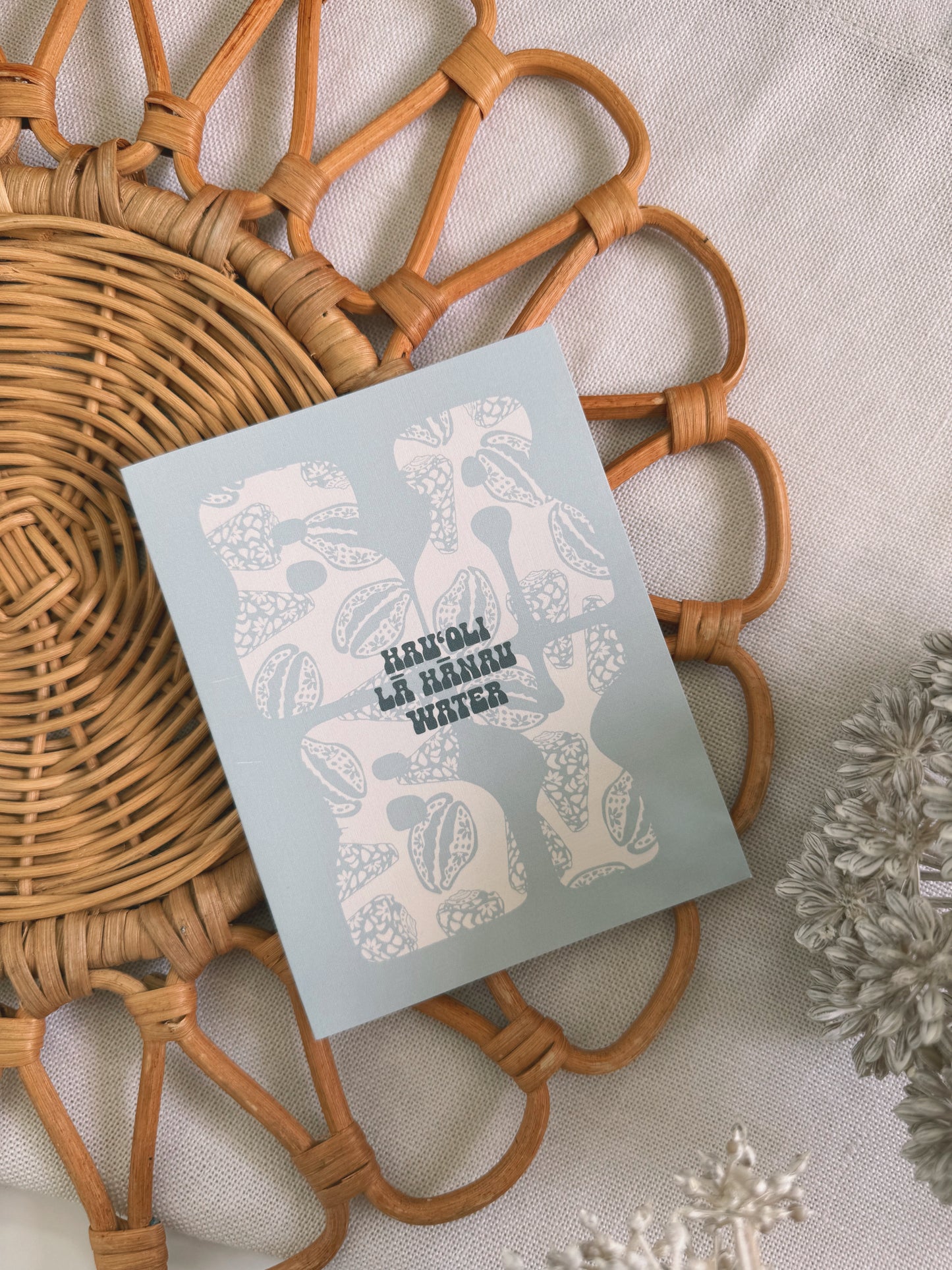 Hau'oli La Hanau Water Baby | Greeting Card