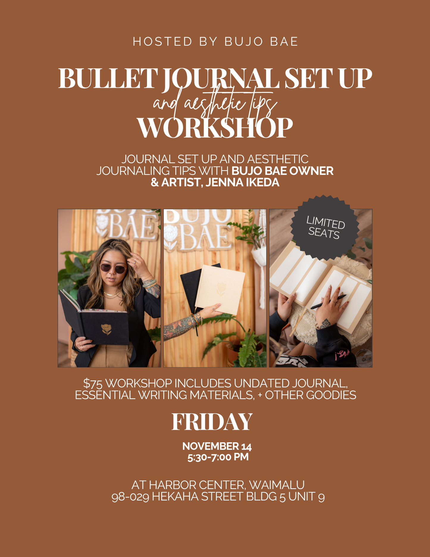 UNDATED Bullet Journal Set Up Workshop | FRIDAY NOVEMBER 14