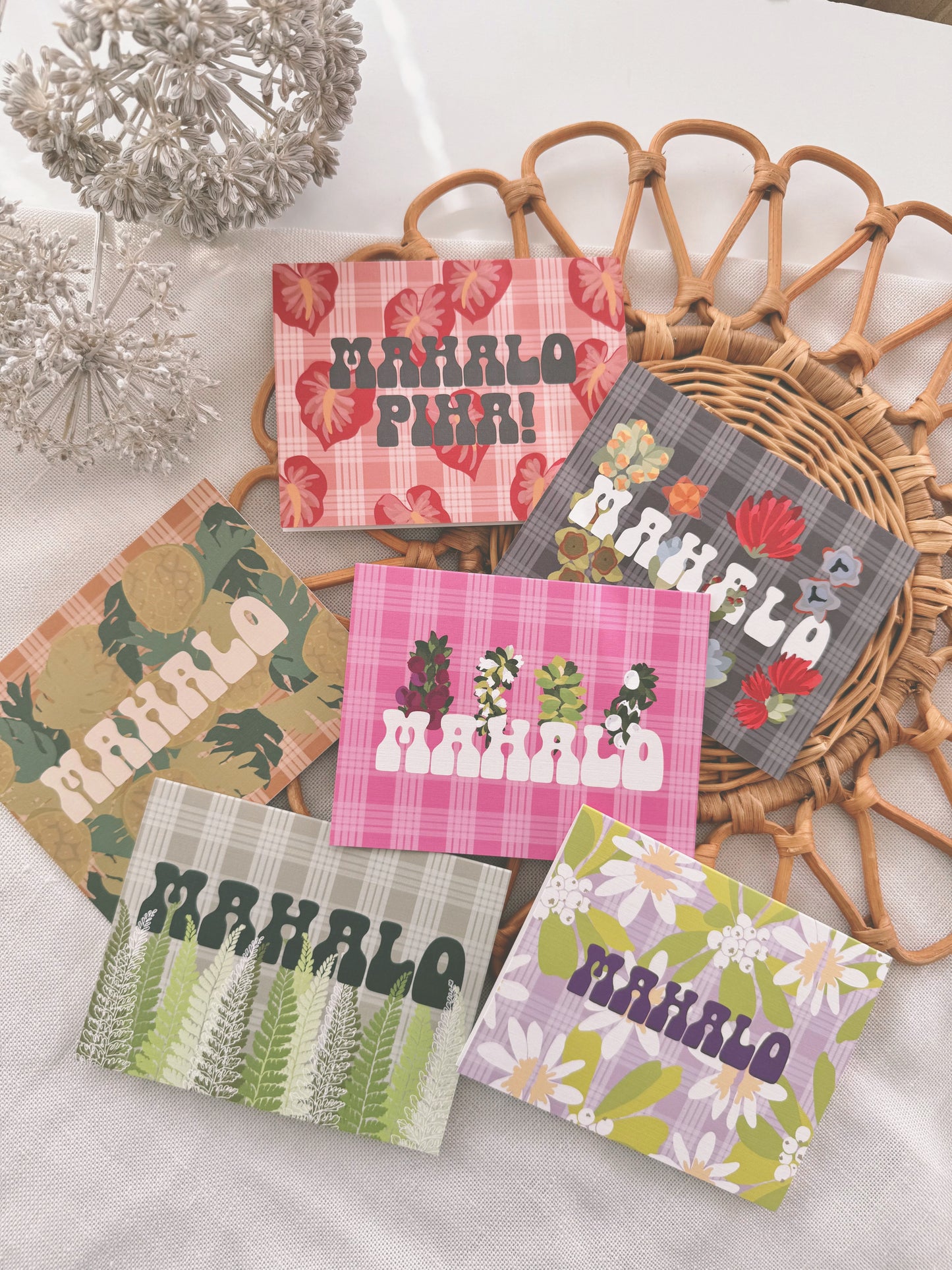 Mahalo Piha in Hilo Anthurium | Greeting Card