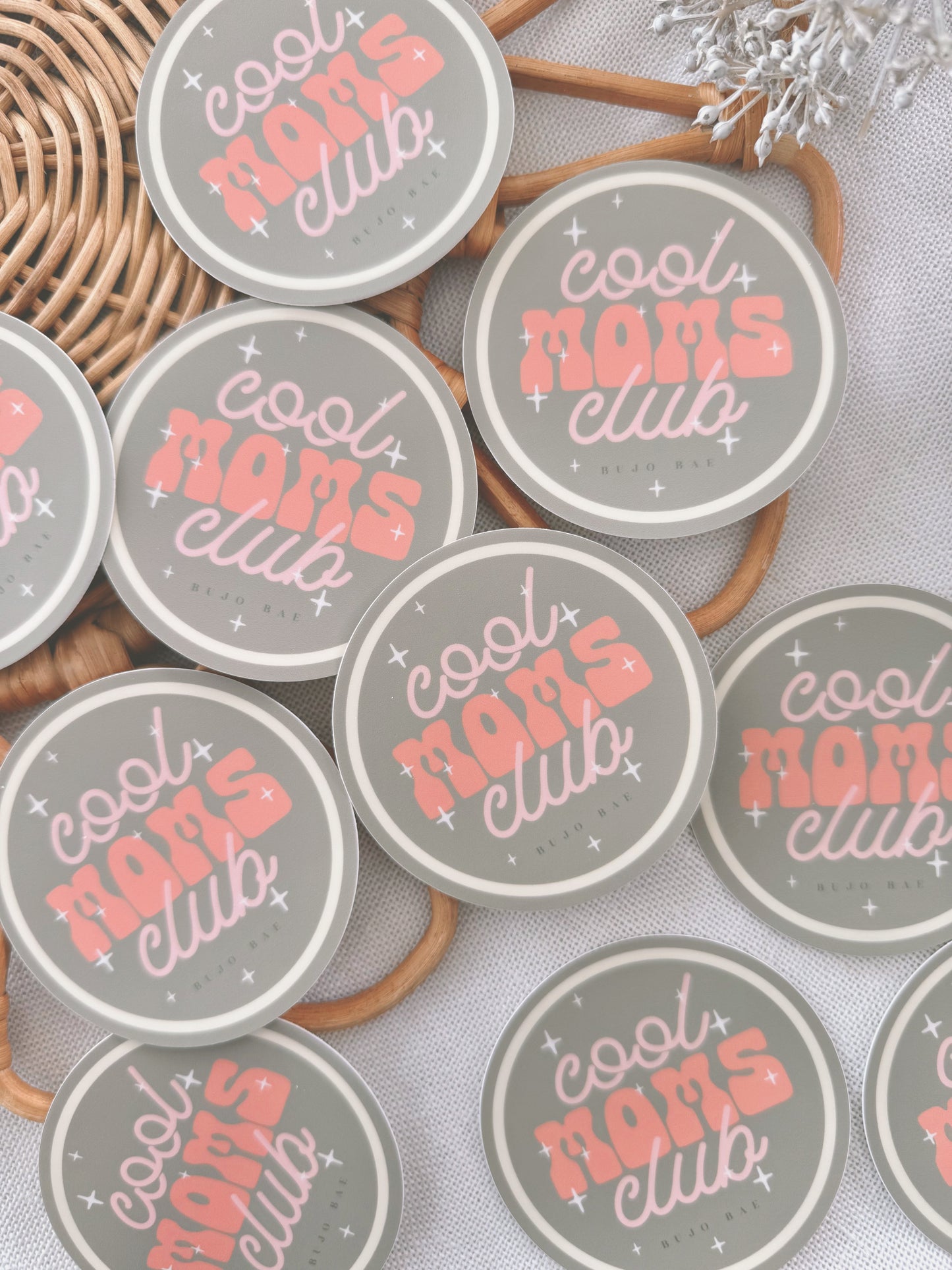 Cool Mom's Club in Melon | Vinyl Sticker
