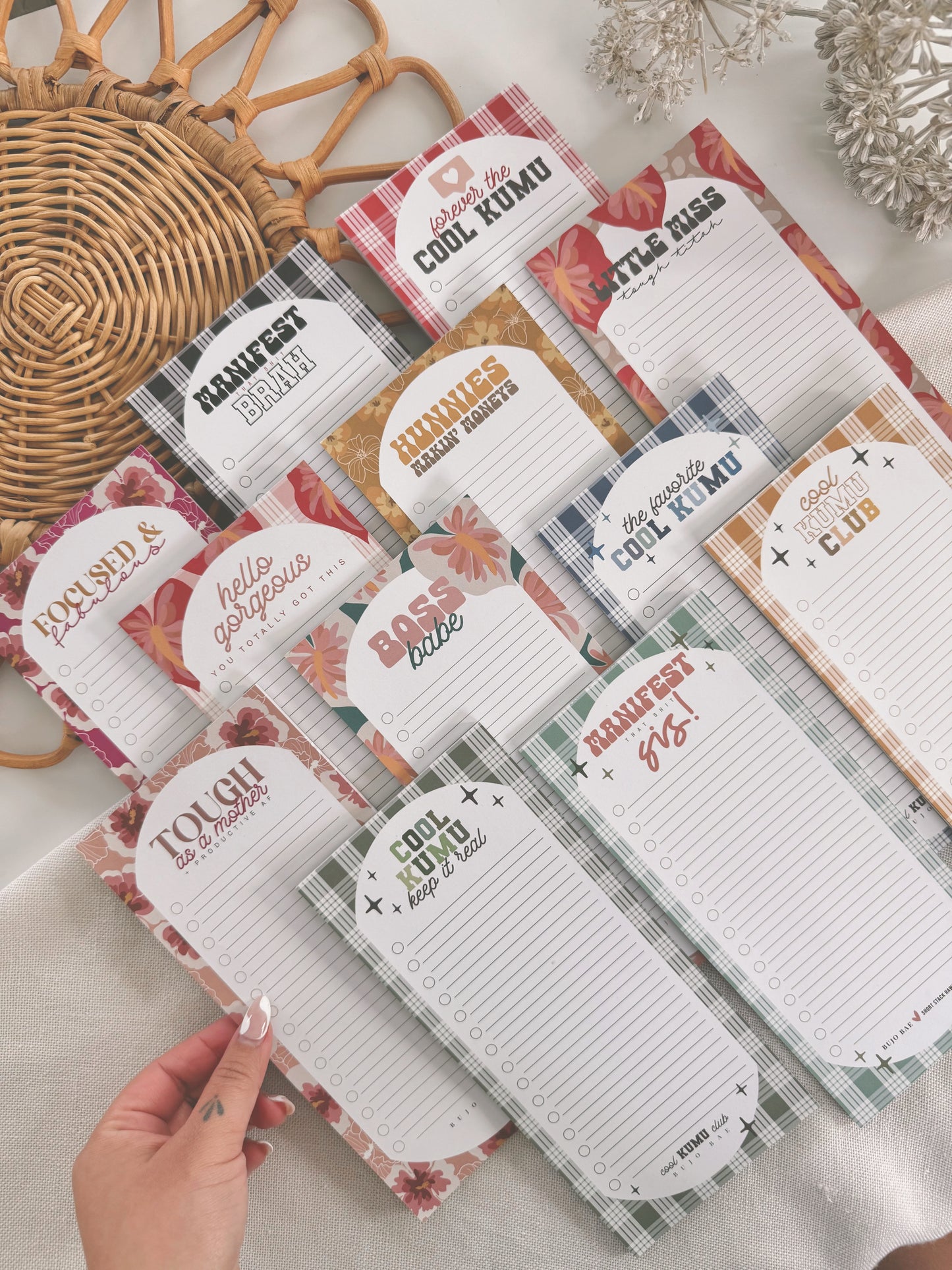Focused & Fabulous in Jeweled Hibiscus | To Do List Notepad
