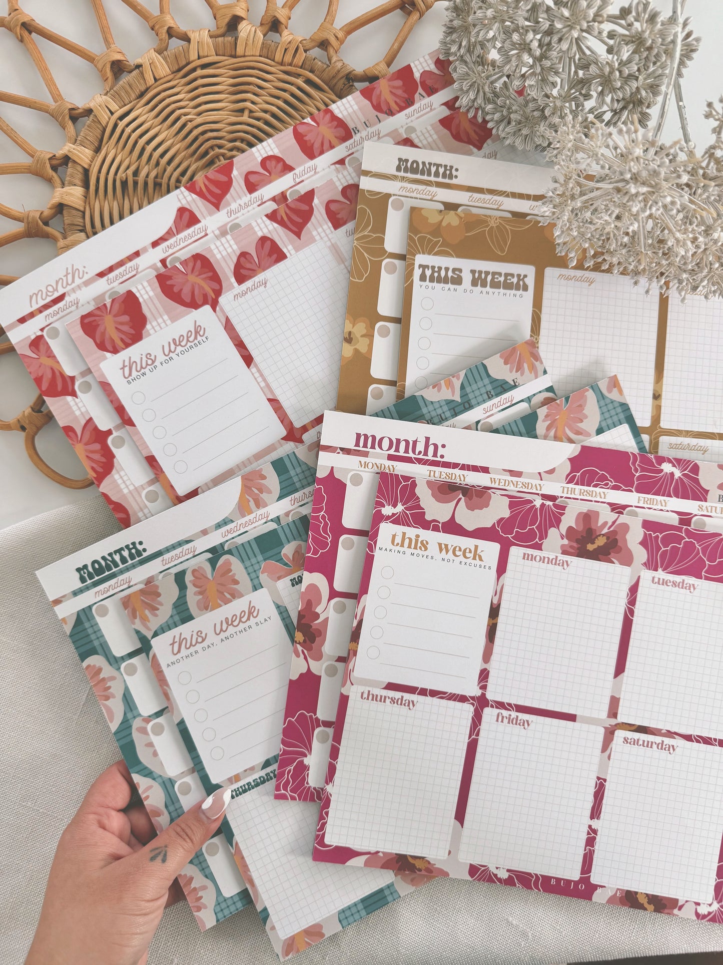 Puakenikeni in Honey Hue | Monthly Notepad