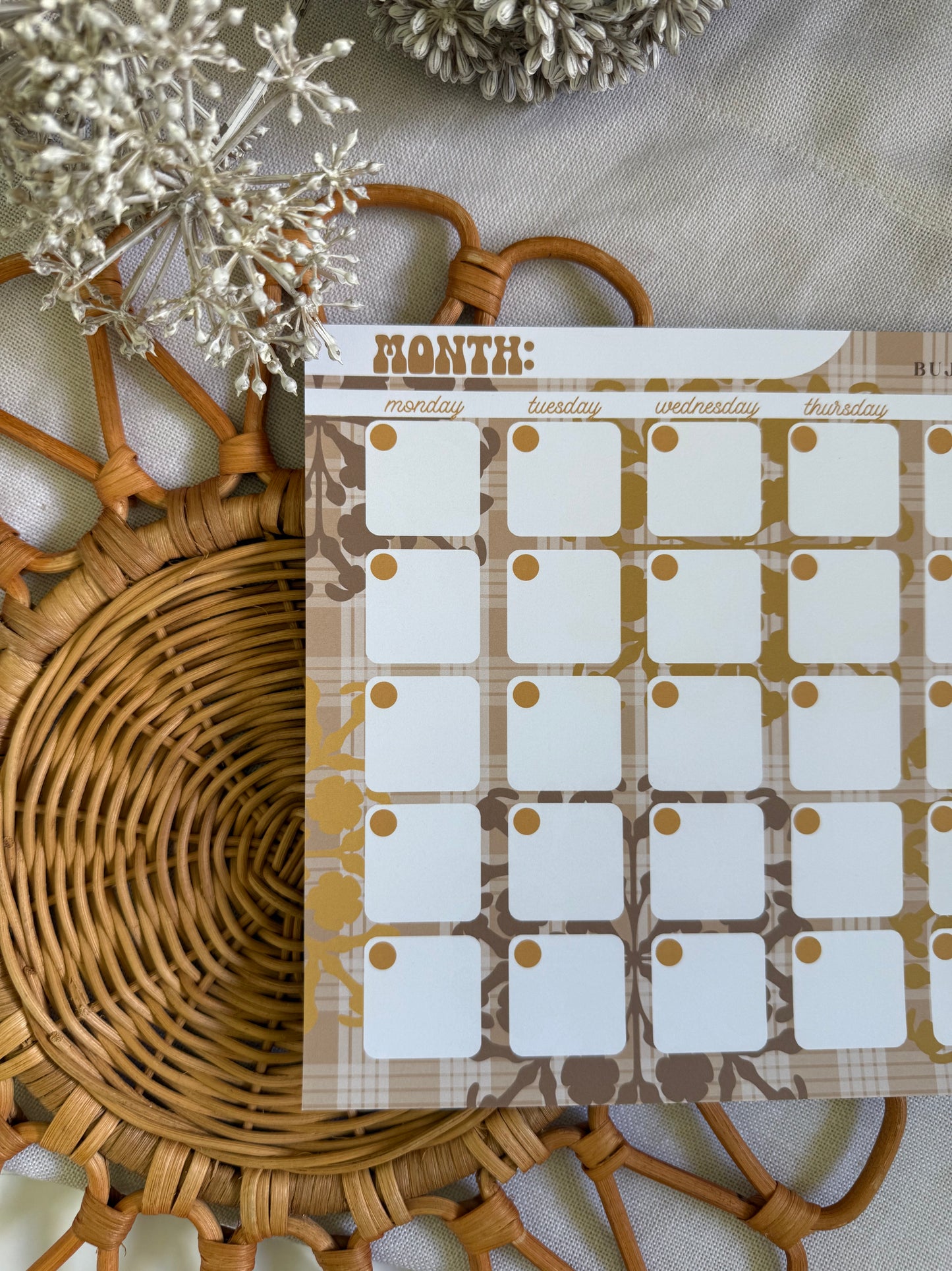 Puakenikeni Kapa Kuiki x Palaka | Monthly Notepad x KAKOU COLLECTIVE