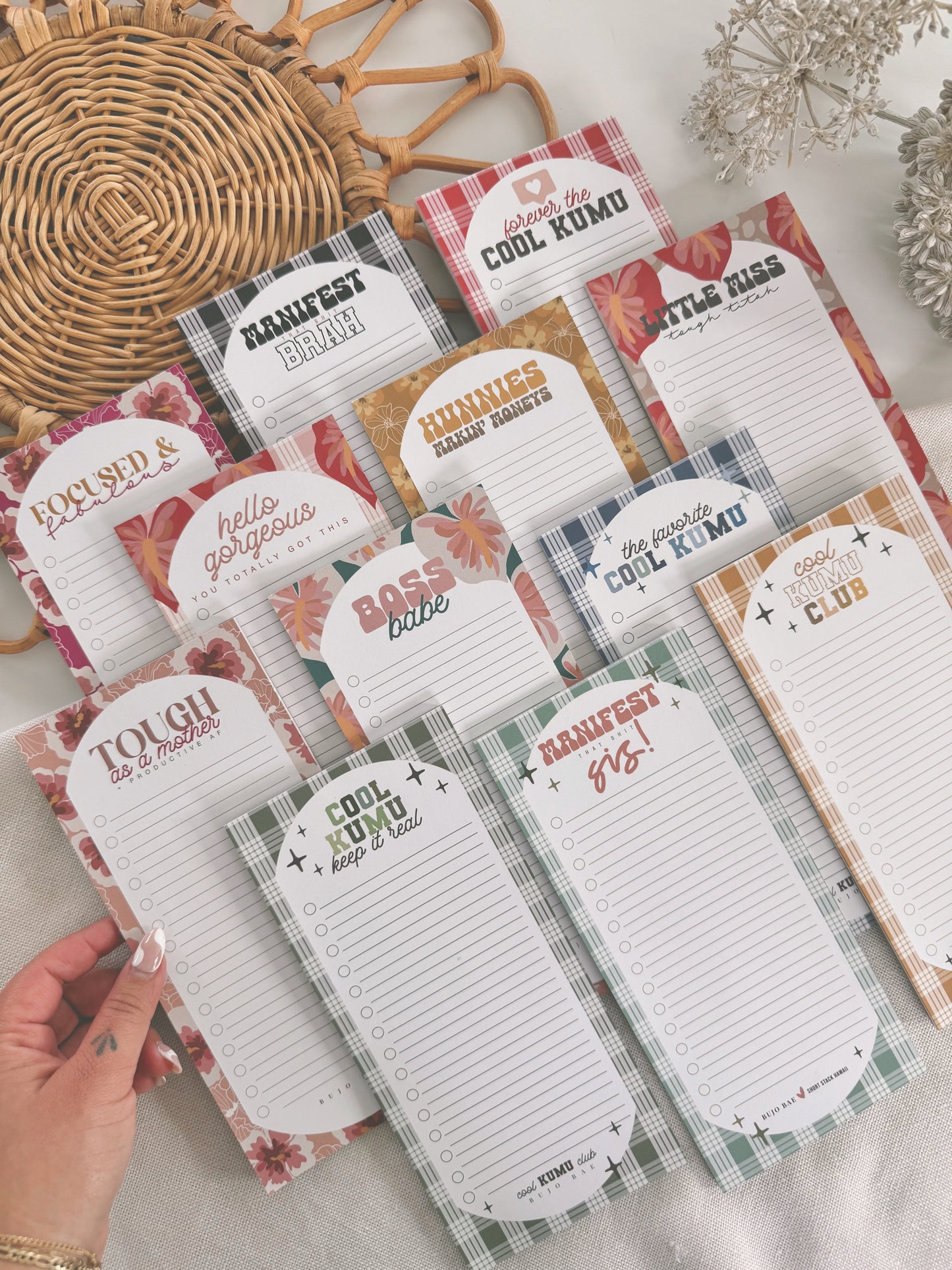 Forever the Cool Kumu in Red Apple I To Do List Notepad x COOL KUMU CLUB