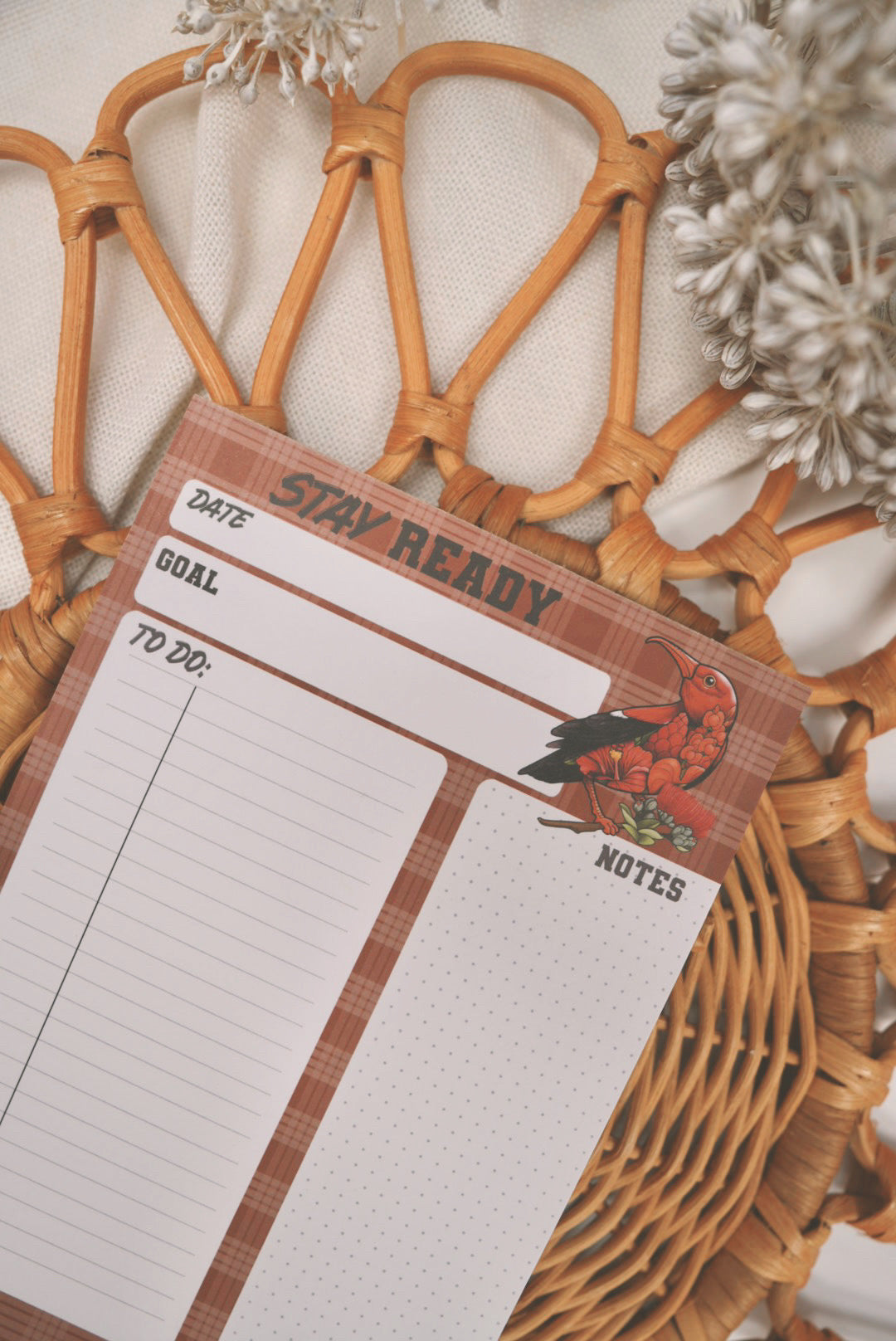 Stay Ready Bro in Lehua x 'I'iwi | To Do List Notepad
