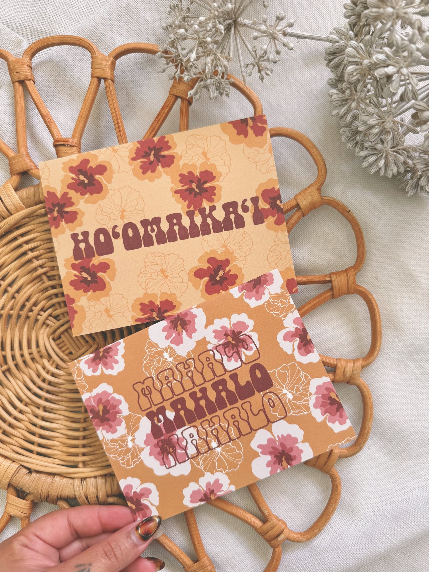 Ho'omaika'i in Golden Hibiscus | Congratulations Card