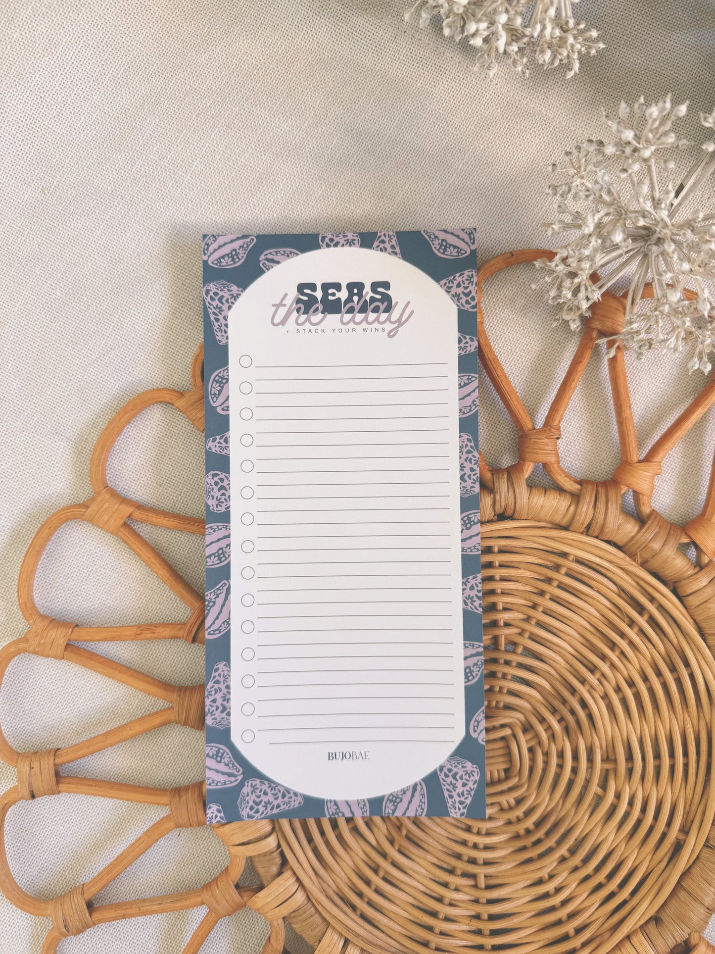 Seas the Day in Naupaka Pūpū | To Do List Notepad