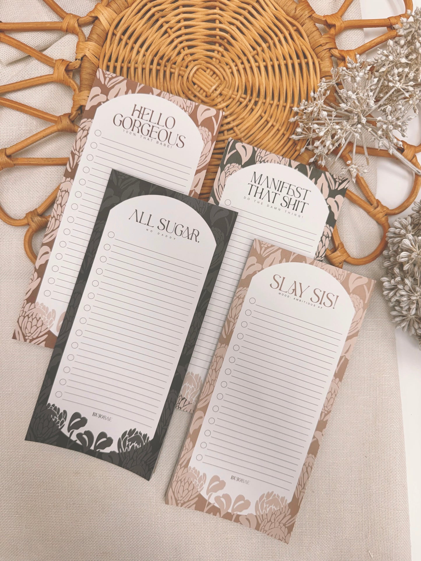 Hello Gorgeous, 100% that Babe! | To Do List Notepad