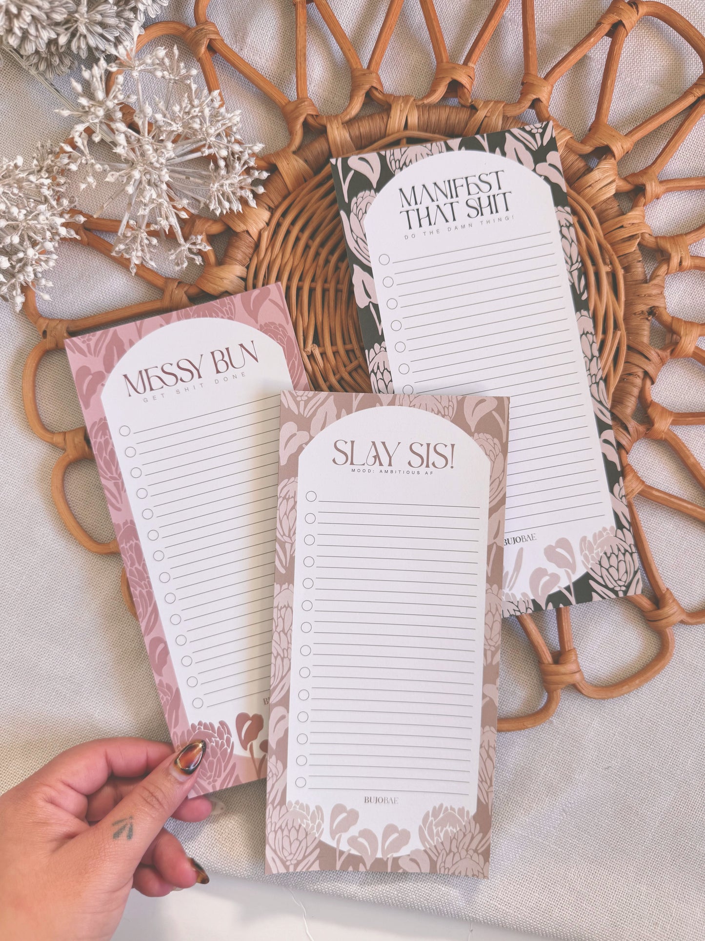 Slay Sis in BAE Latte | To Do List Notepad