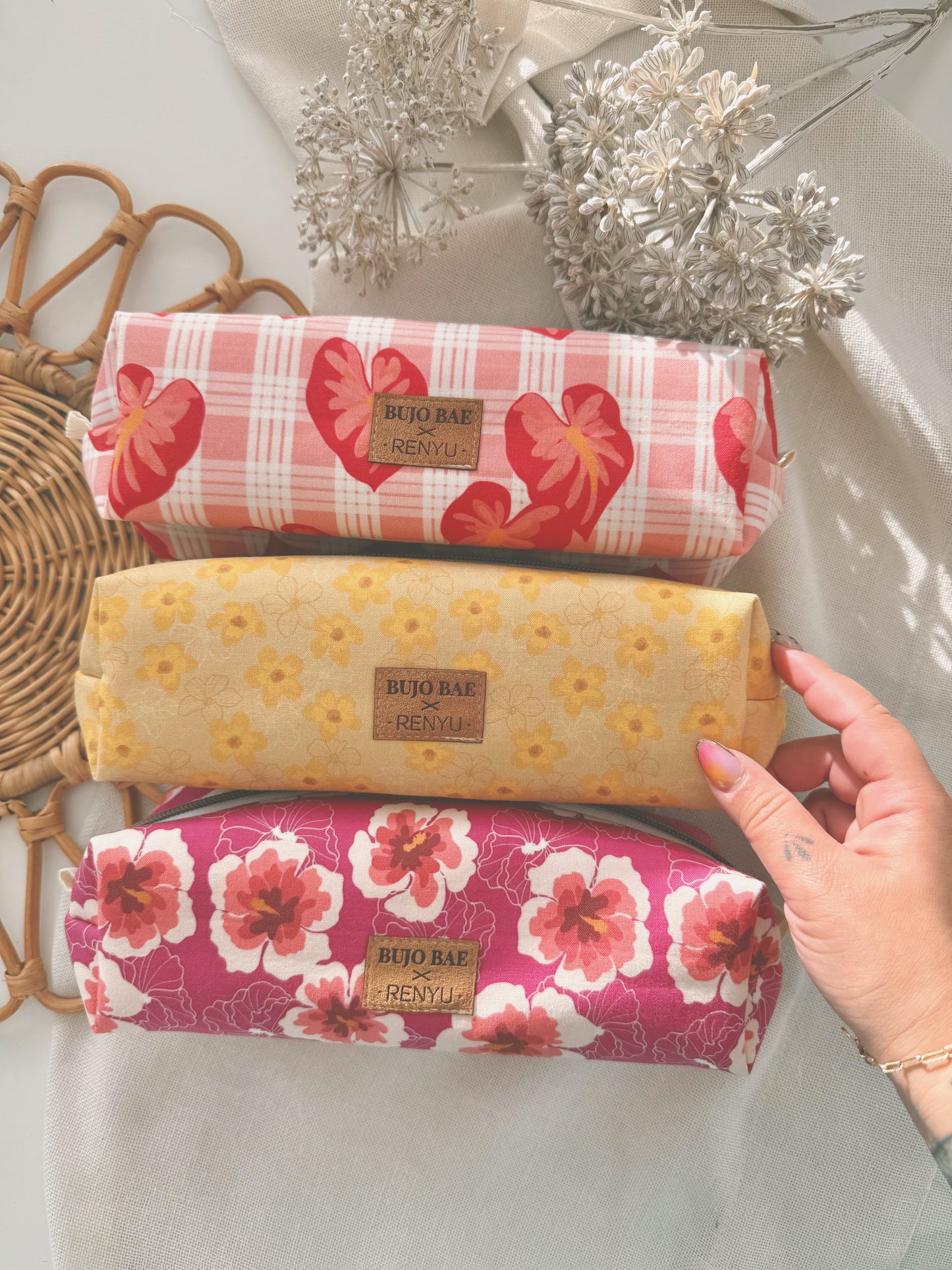 Puakenikeni in Honey Hue | Pencil Pouch by RENYU x Bujo Bae