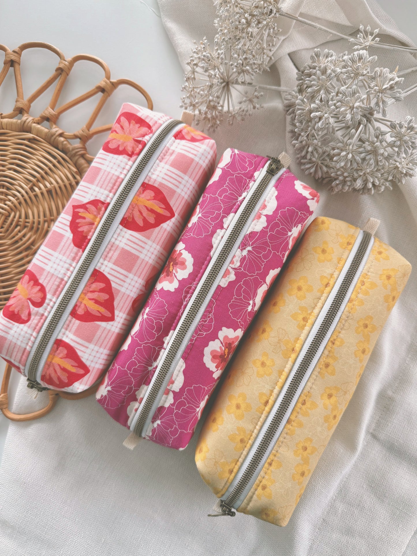 Hibiscus in Jewel | Pencil Pouch by RENYU x Bujo Bae