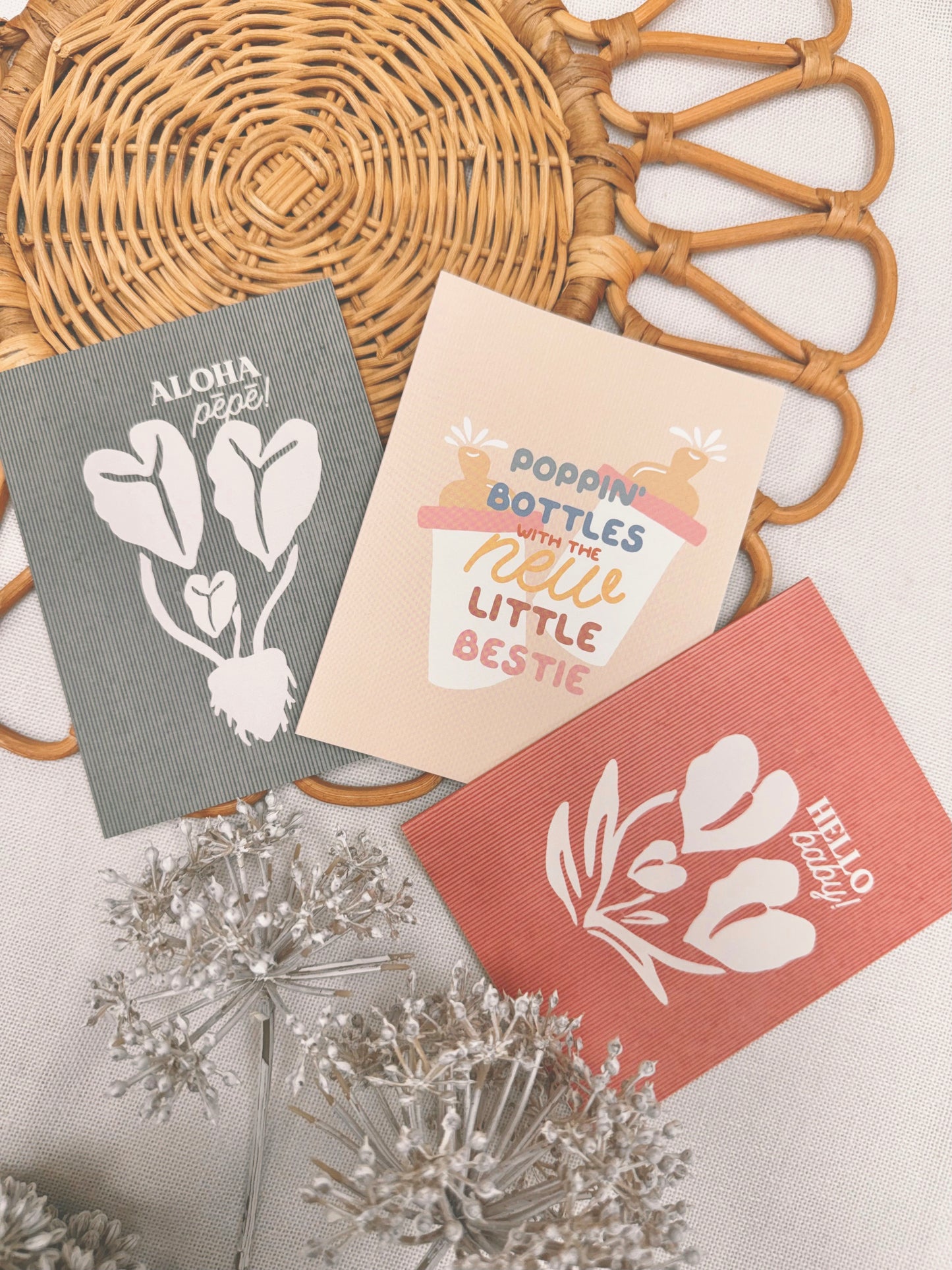 Poppin' Bottles with the Little Bestie | Greeting Card
