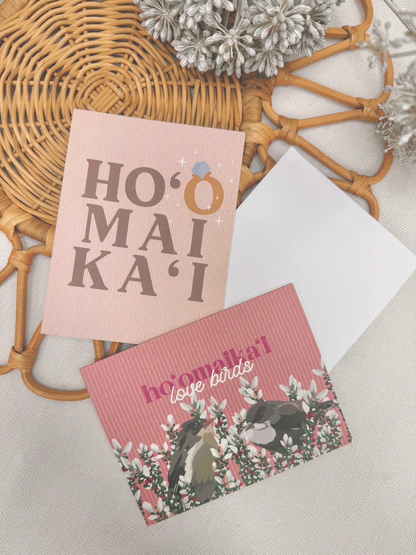 Ho'omaika'i Love Birds | Greeting Card