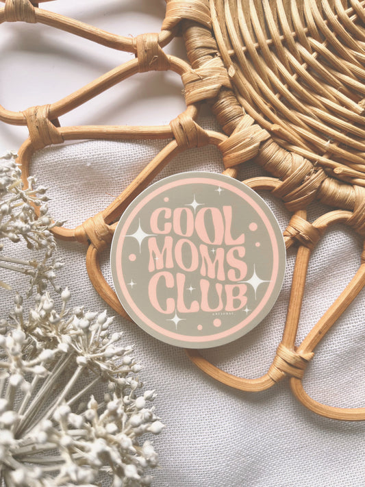 Cool Mom's Club | Vinyl Sticker
