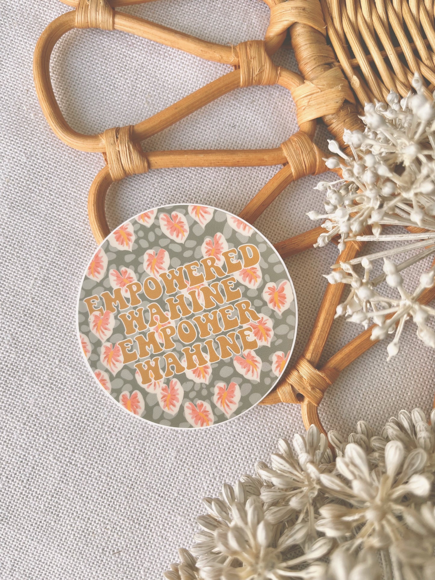 Empowered Wahine | Vinyl Sticker
