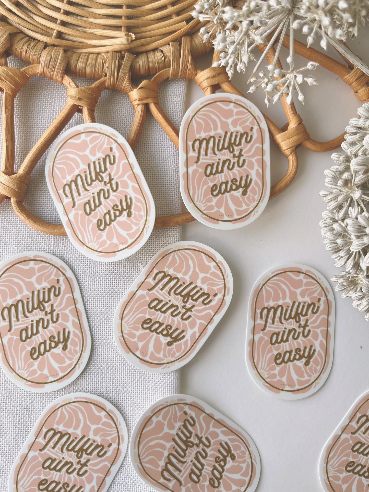 Milfin' Ain't Easy | Vinyl Sticker