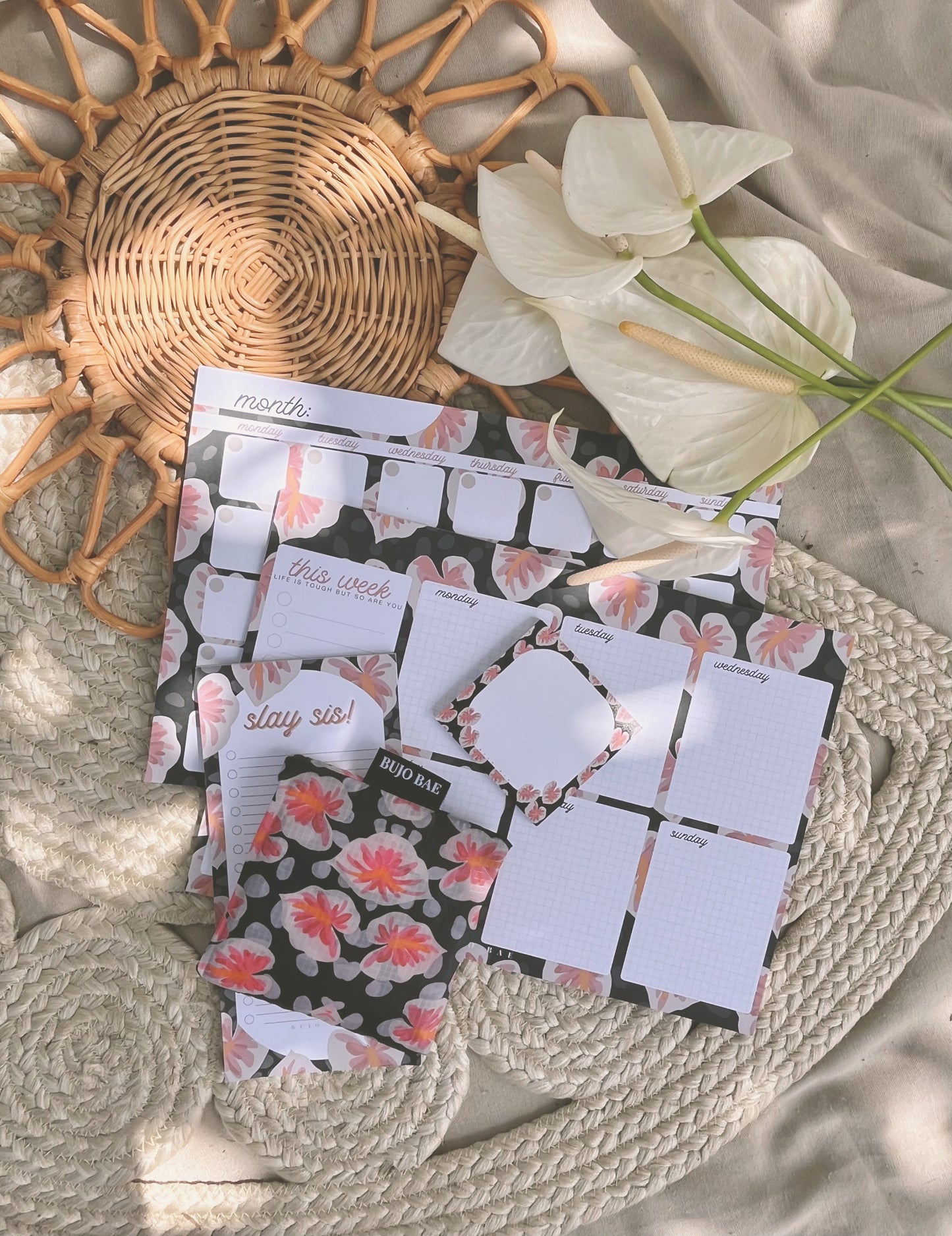 Slay Sis in Black Sands | To Do List Notepad