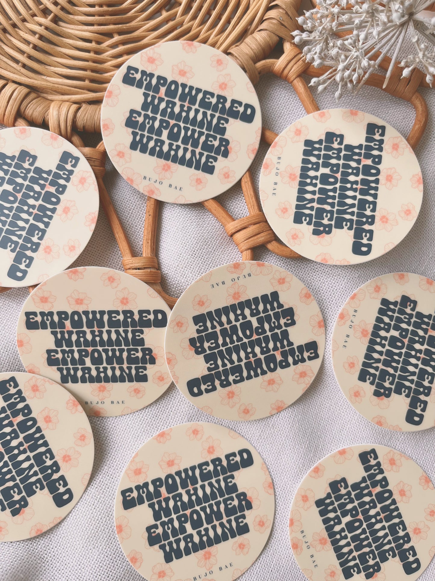 Empowered Wahine in 'Ilima | Vinyl Sticker