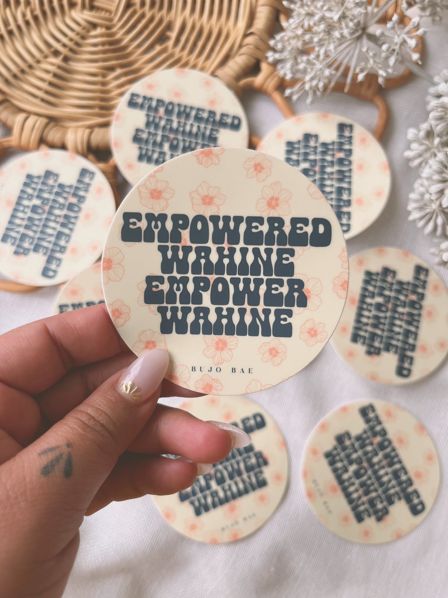 Empowered Wahine in 'Ilima | Vinyl Sticker