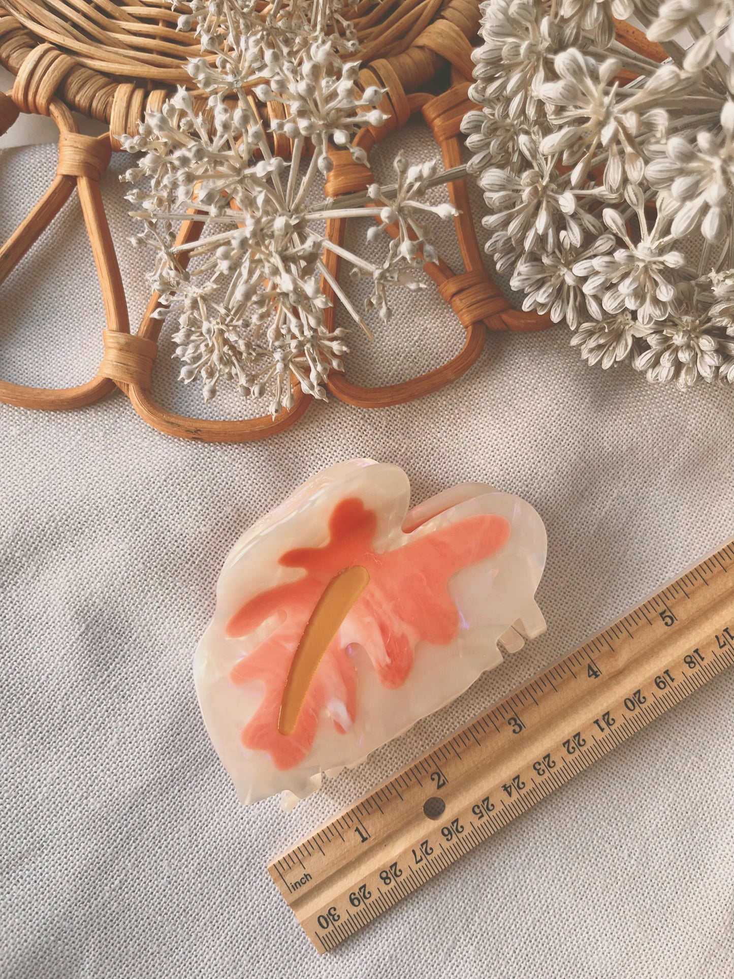 Large White Hilo Anthurium | Claw Clip by COOPMONSTER x Bujo Bae