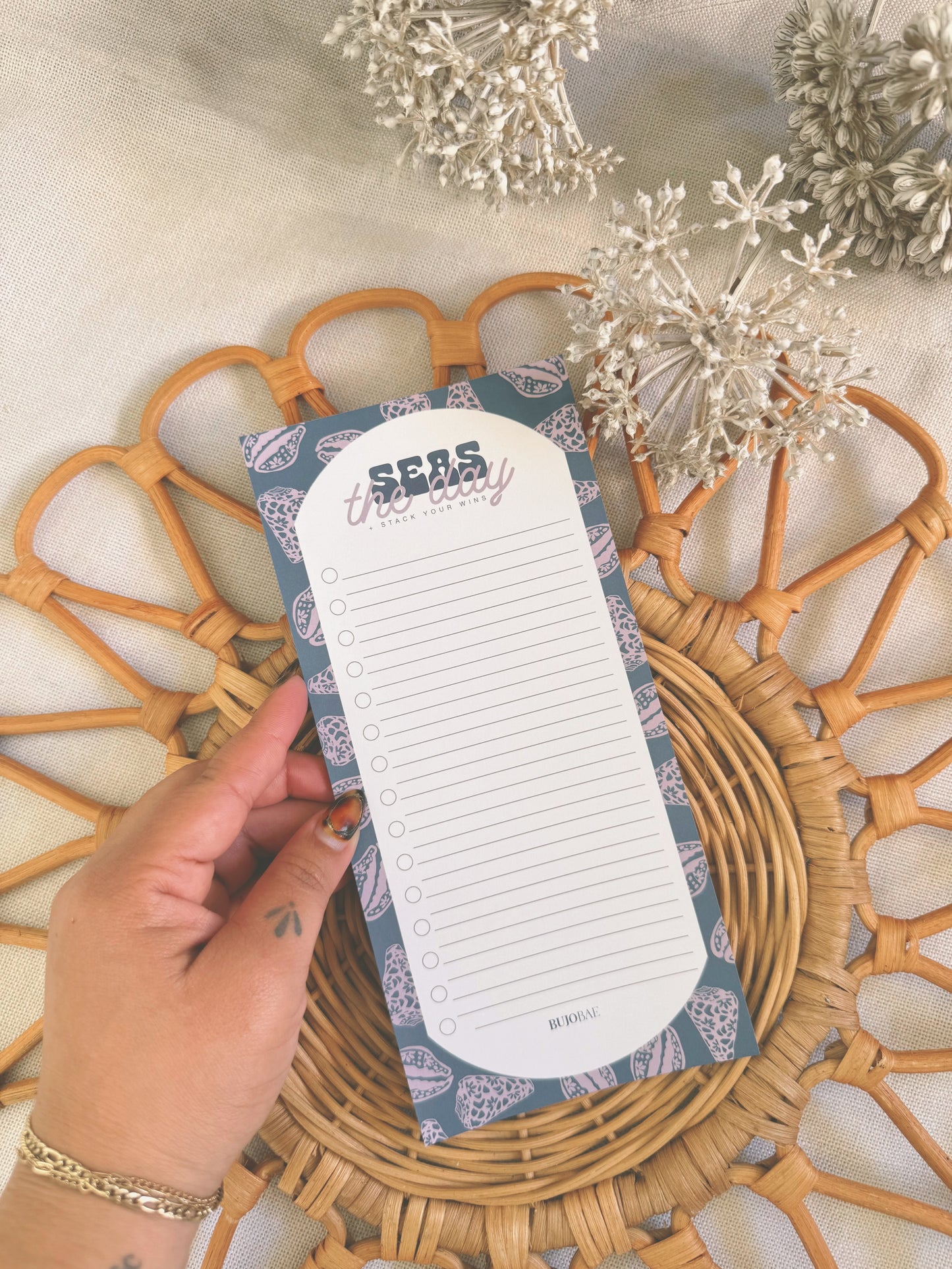 Seas the Day in Naupaka Pūpū | To Do List Notepad