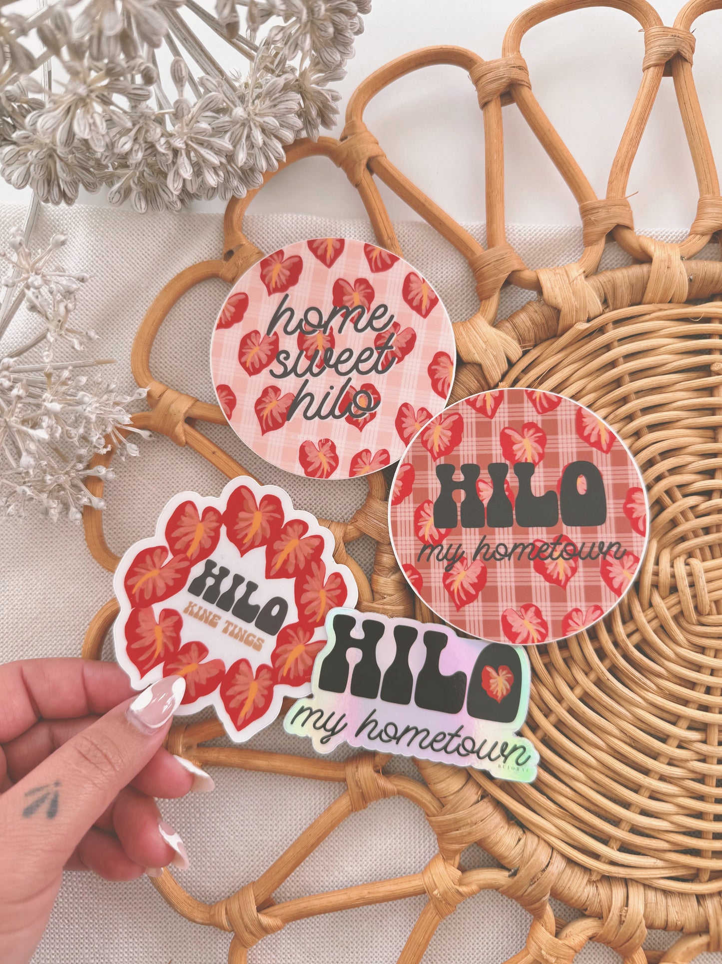 Hilo Kine Tings | Clear Vinyl Sticker