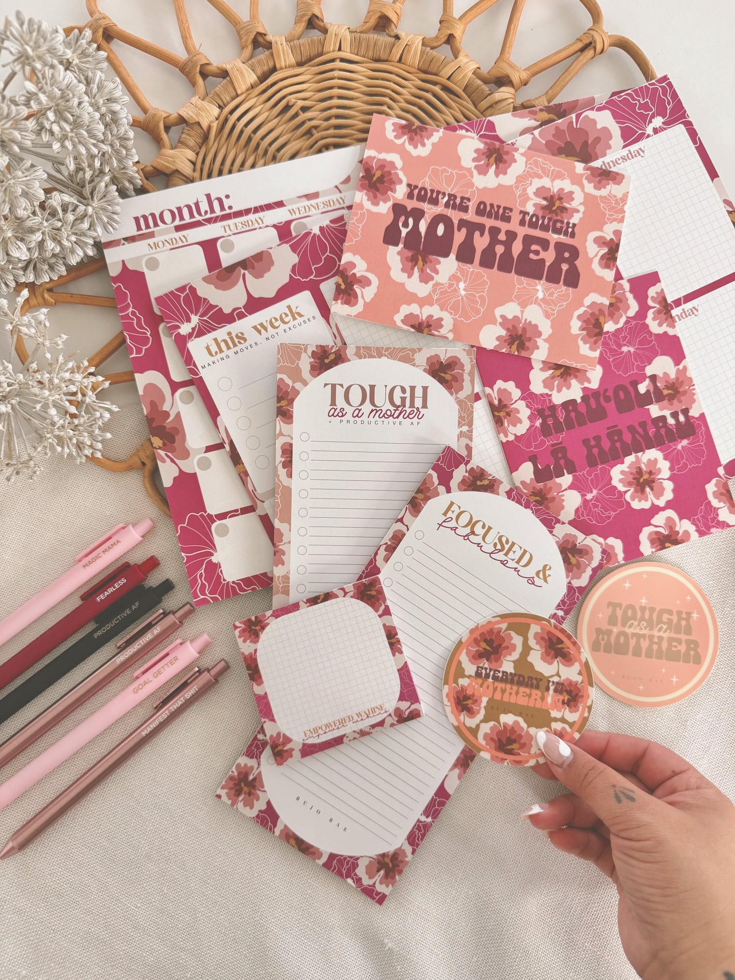 Hibiscus in Jewel | Monthly Notepad