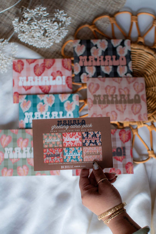 MAHALO in Hilo Anthurium | Greeting Card PACK