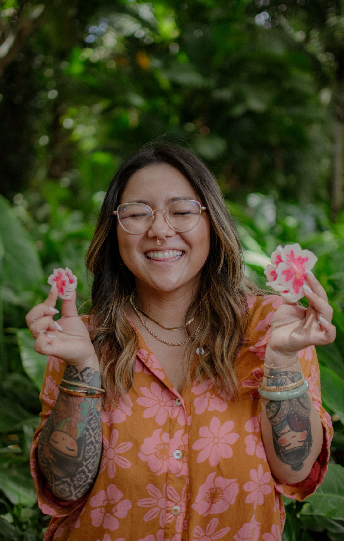 Large Pink Swirl Hibiscus | Claw Clip by COOPMONSTER x Bujo Bae