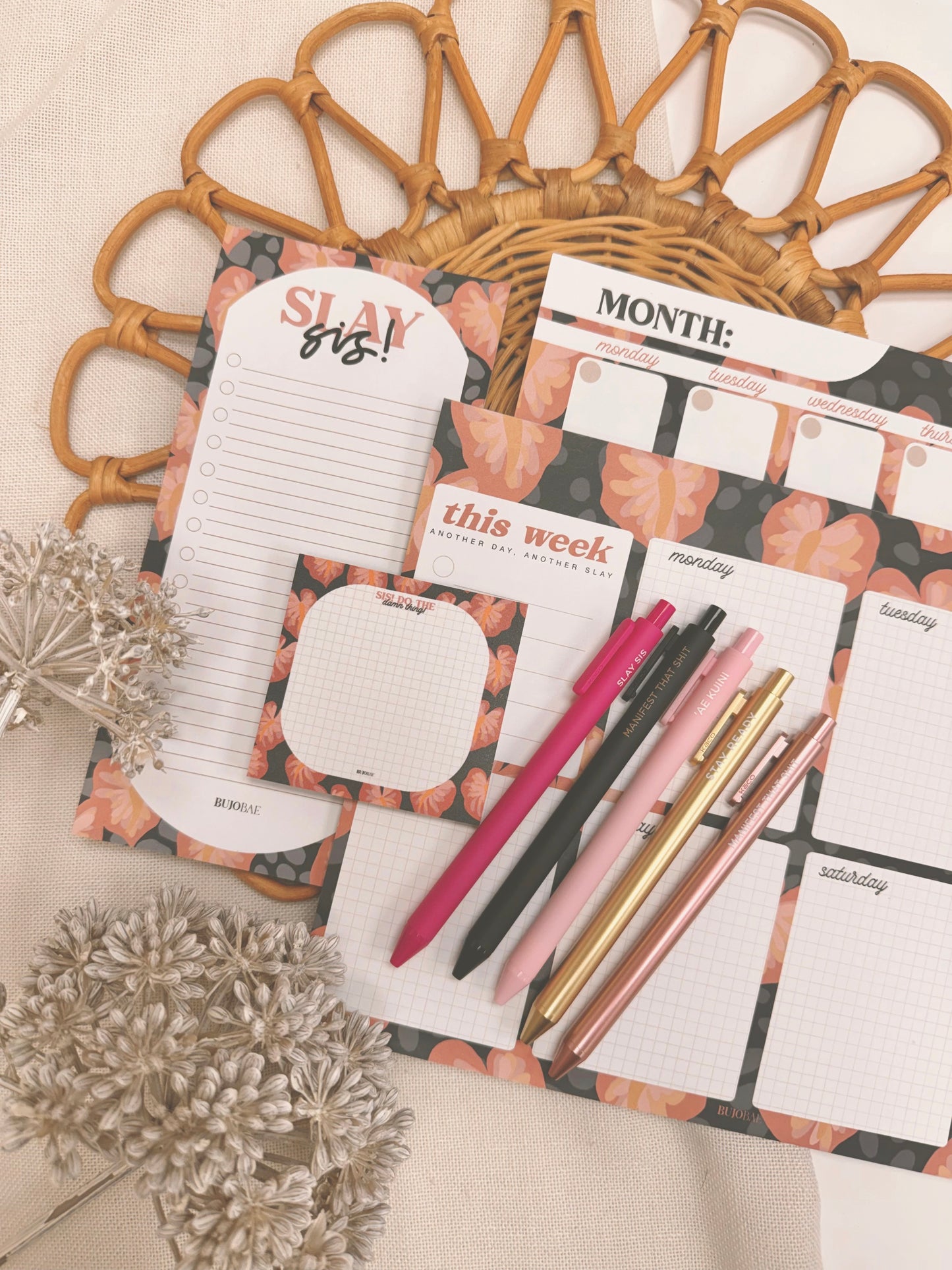 Slay Sis in Hilo Anthurium | To Do List Notepad