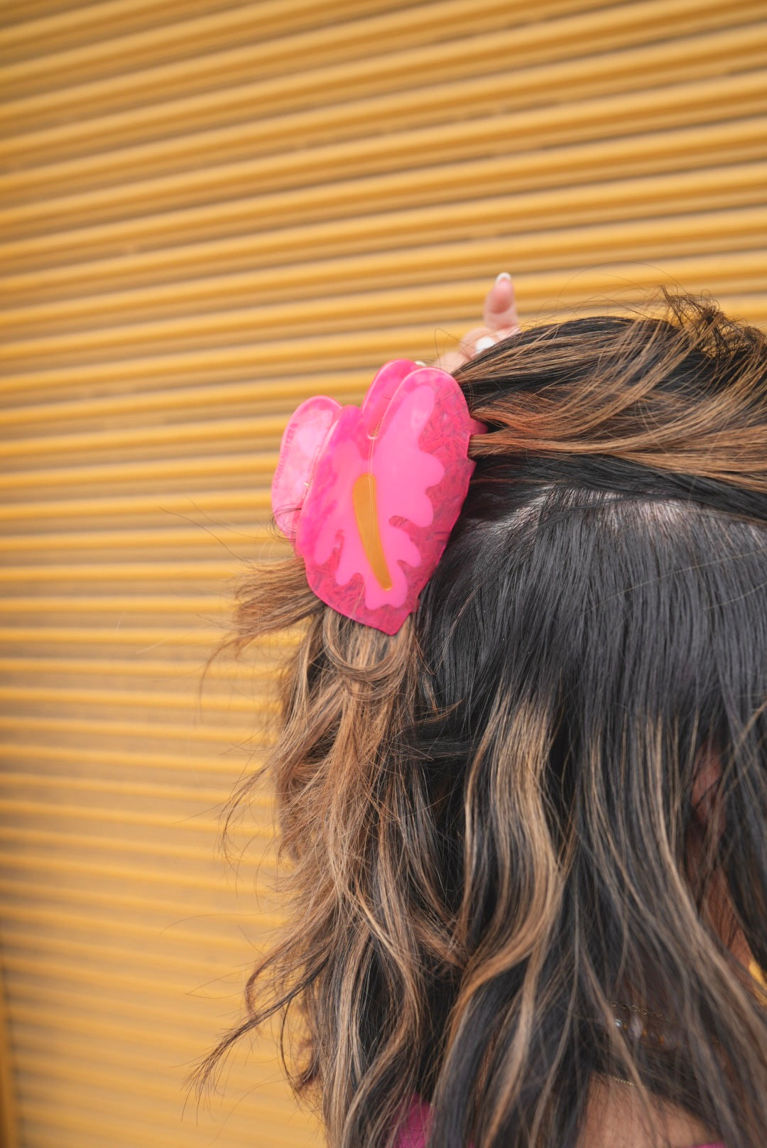 Large Hot Girl Pink Anthurium | Claw Clip by COOPMONSTER x Bujo Bae