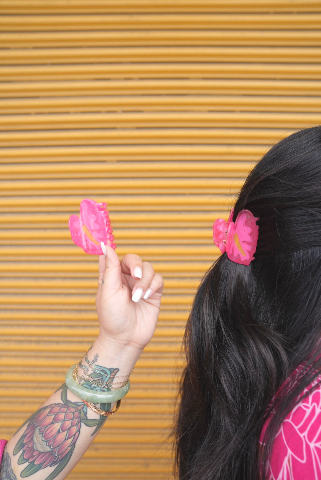 MINI Hot Girl Pink Anthurium   | Claw Clip by COOPMONSTER x Bujo Bae