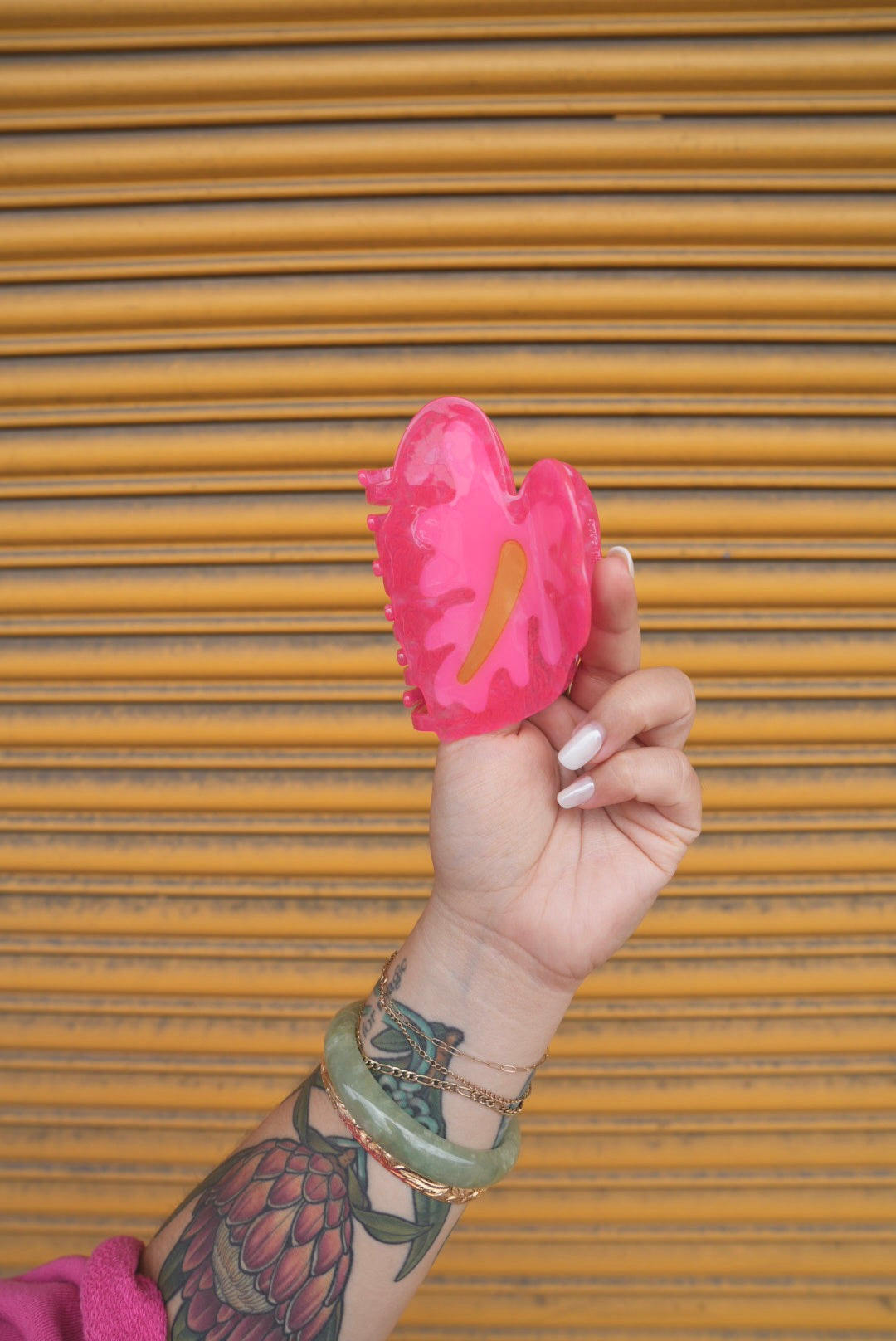 Large Hot Girl Pink Anthurium | Claw Clip by COOPMONSTER x Bujo Bae