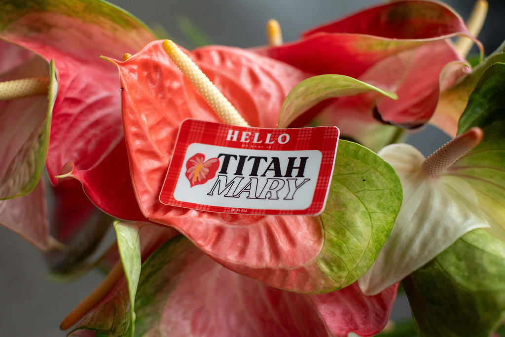 Hello My Name is Titah Mary | Vinyl Sticker