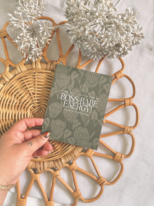 Boss Babe Birthday | HBD Card