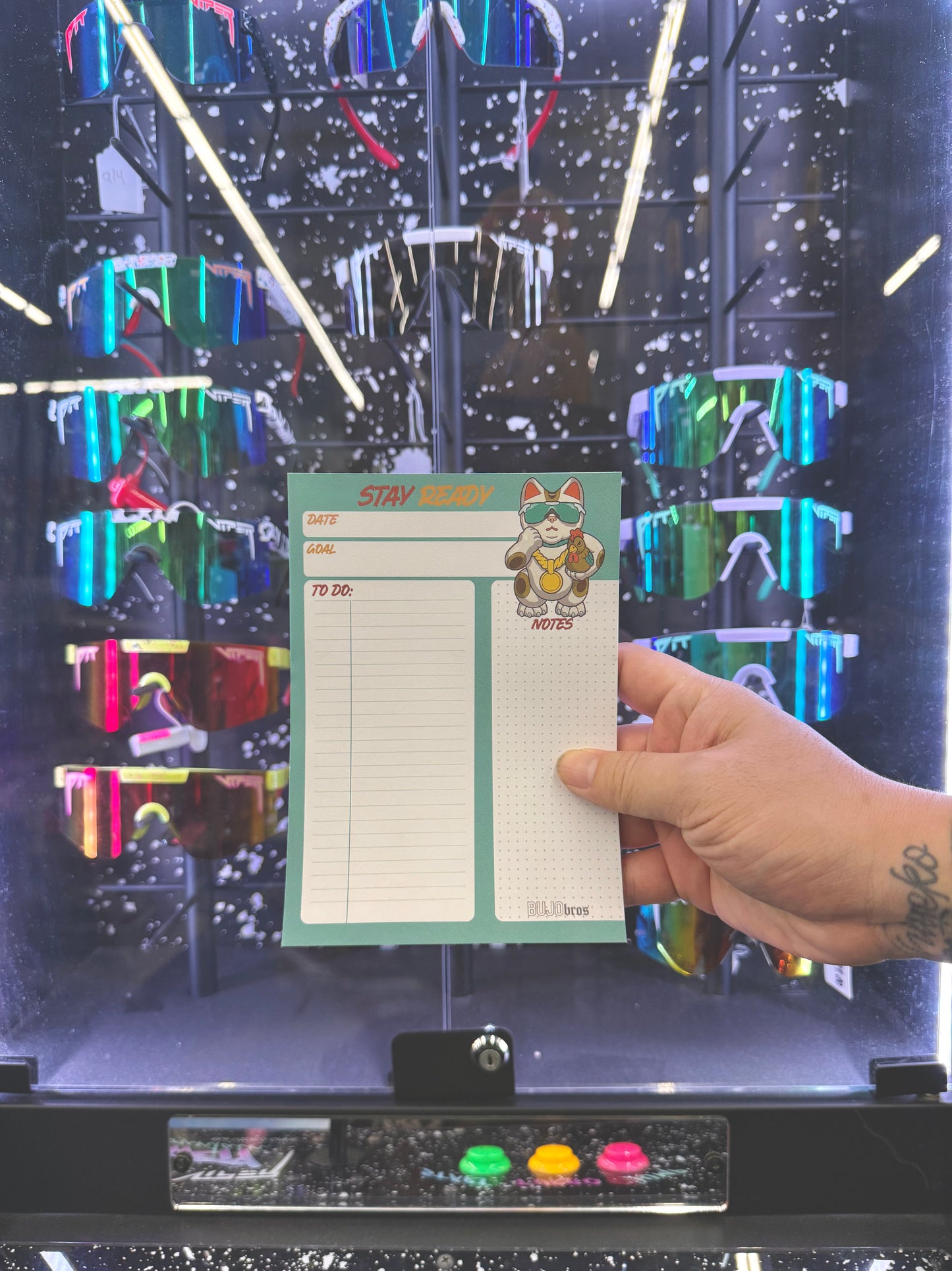 Stay Ready Bro in Chicken Fightah | To Do List Notepad