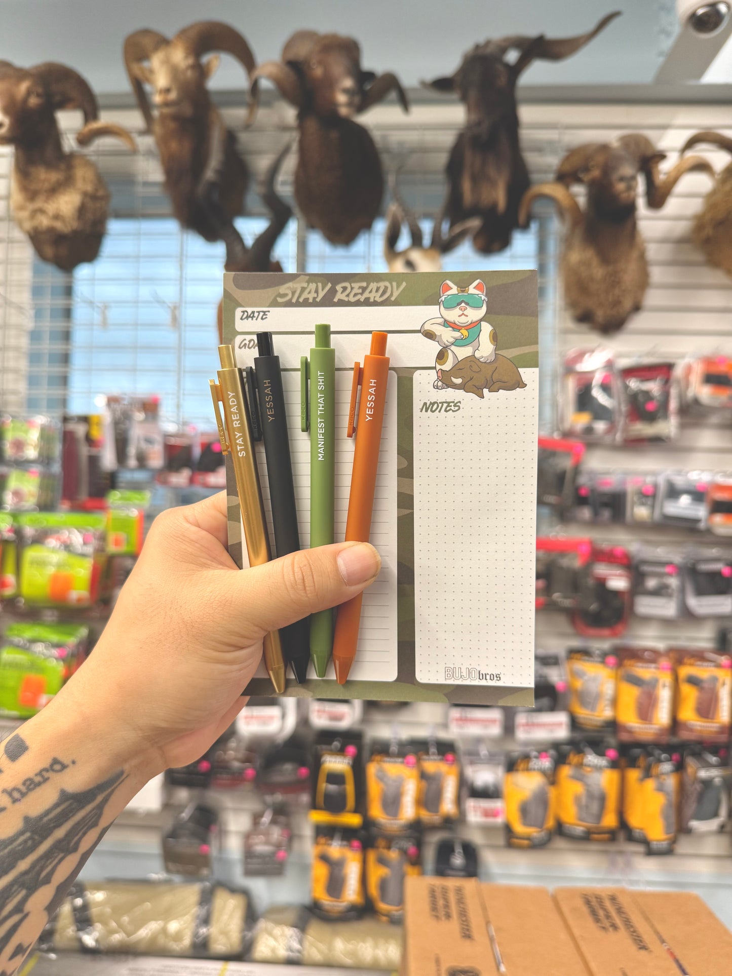Stay Ready Bro in Boar Huntah | To Do List Notepad
