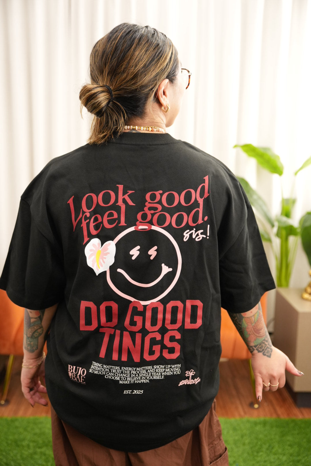 Look Good, Feel Good, Do Good Tee | Heavyweight Tee SHORT STACK HAWAII X BUJOBAE
