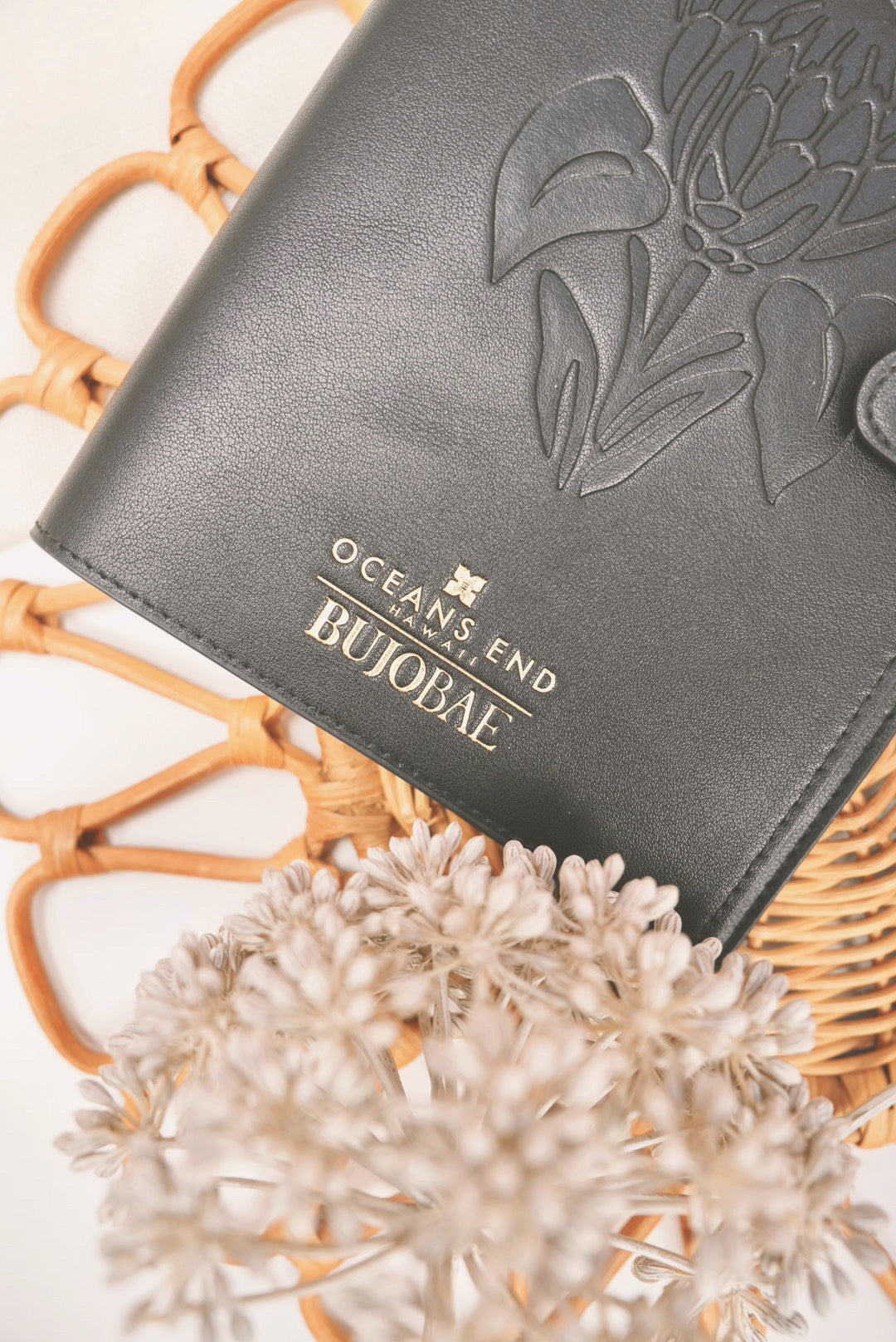 Notebook Cover in Onyx | Notebook Cover by Ocean’s End x BUJOBAE