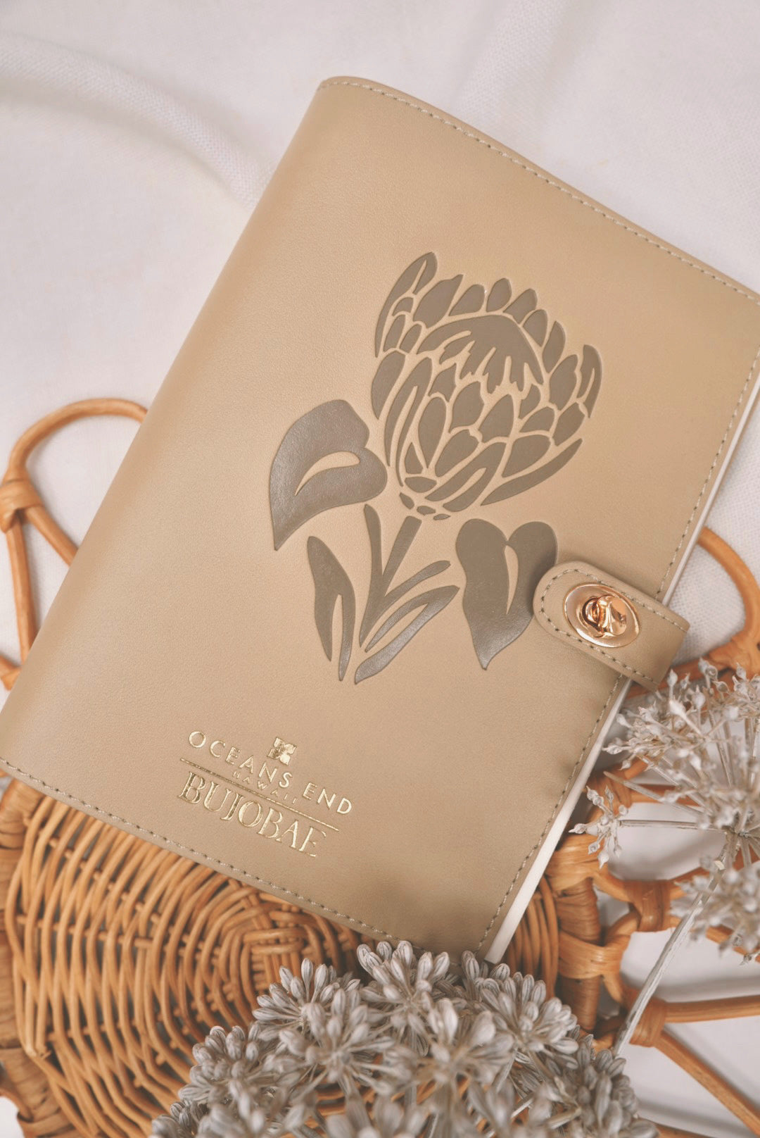 Notebook Cover in Latte | Notebook Cover by Ocean’s End x BUJOBAE