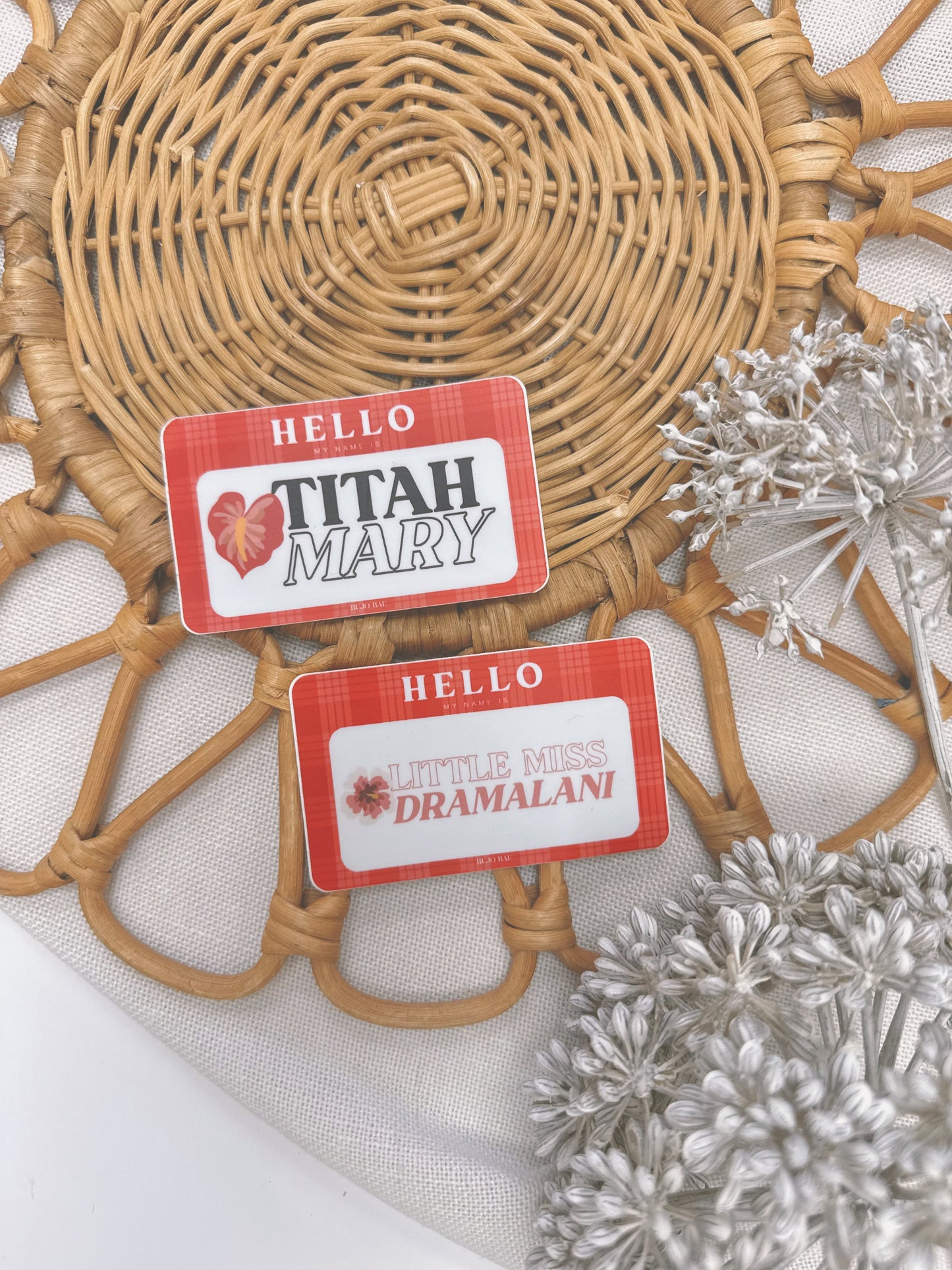 Hello My Name is Little Miss Dramalani | Vinyl Sticker