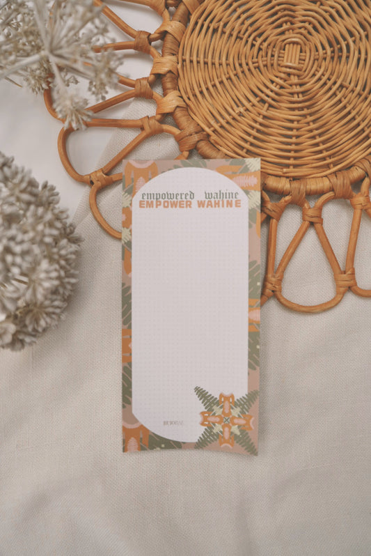 Empowered Wahine in Kupukupu Kapa Kuiki | Dot Grid Notepad