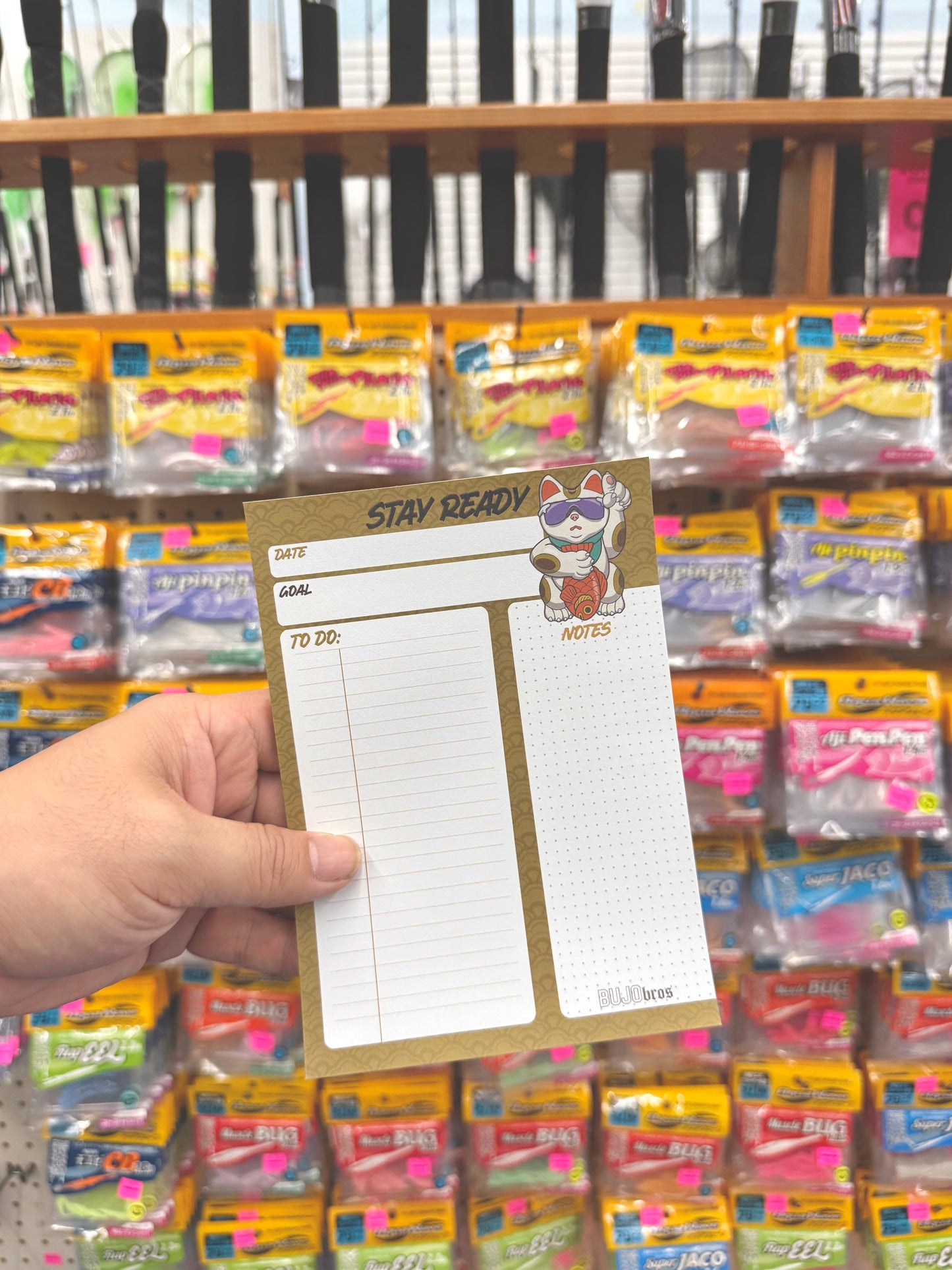 Stay Ready Bro in One Down | To Do List Notepad