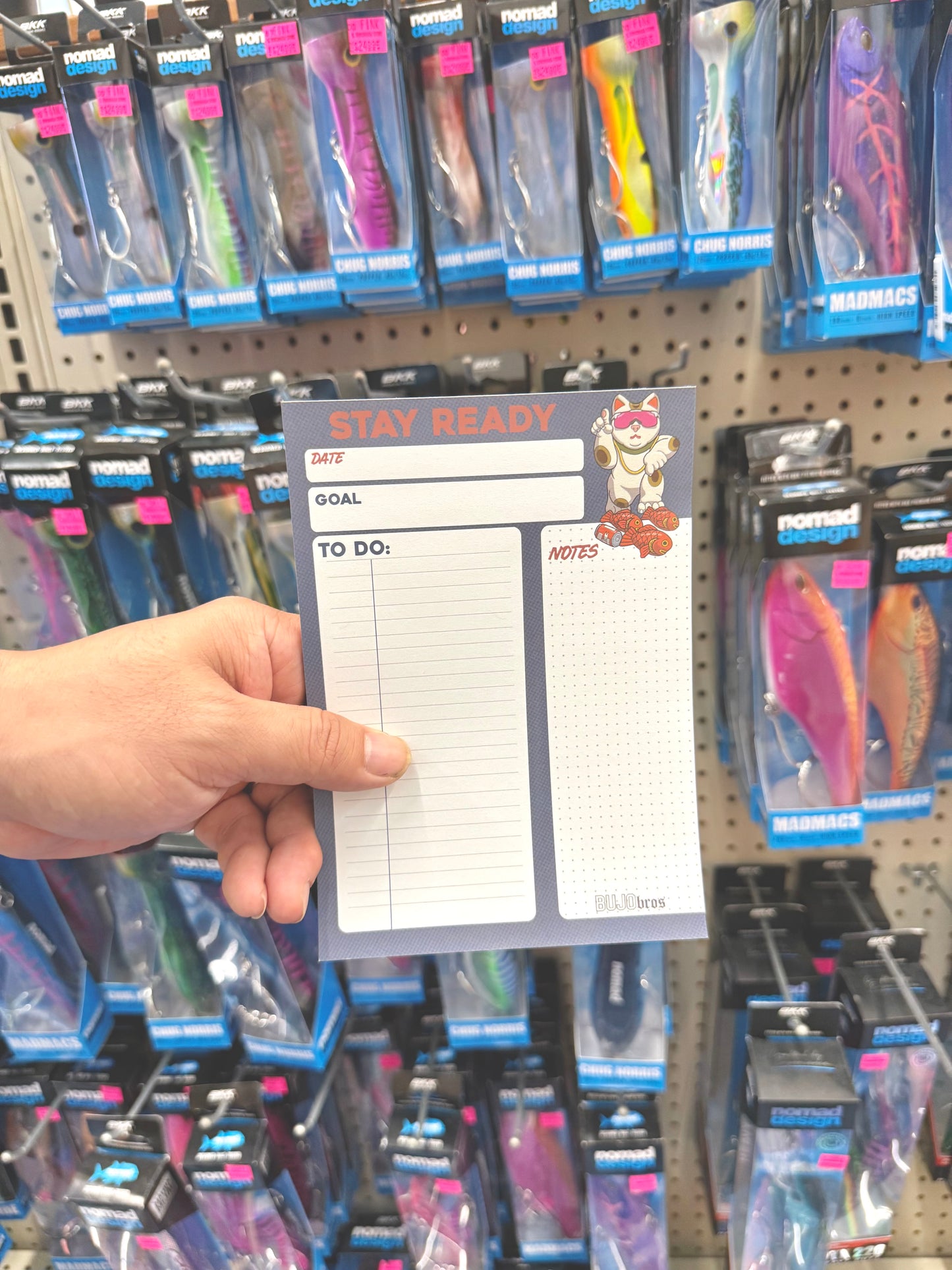 Stay Ready Bro in Fishah Man | To Do List Notepad
