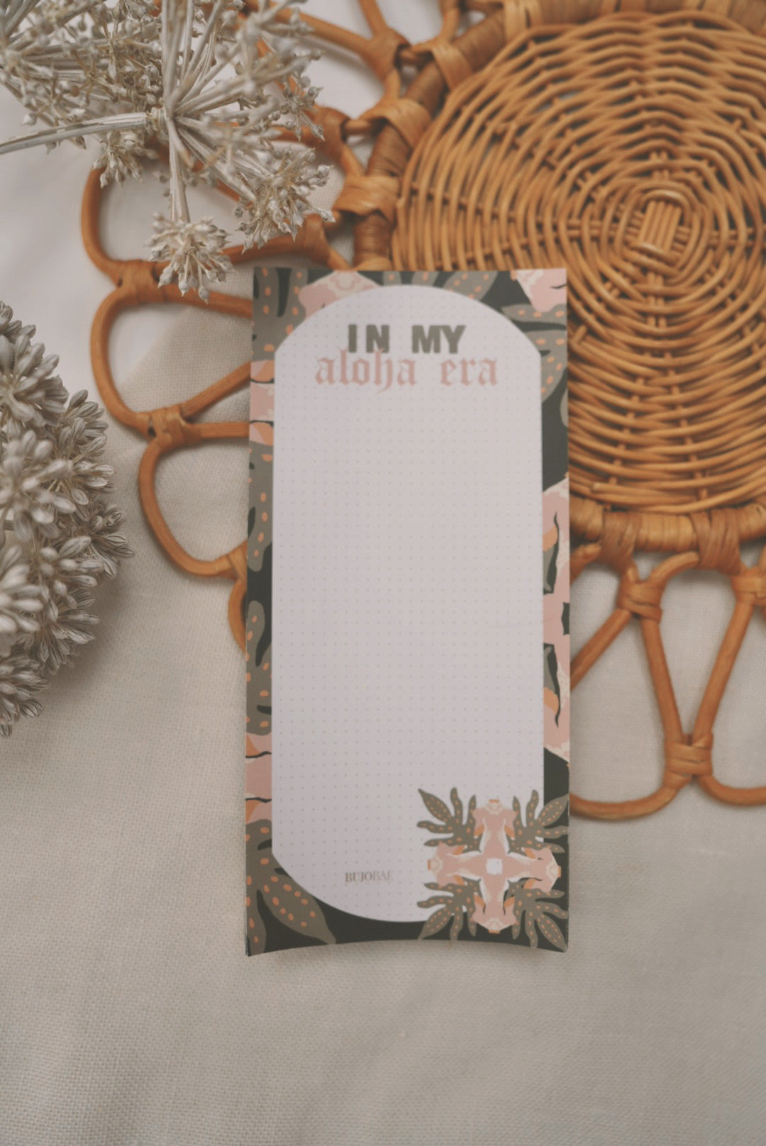 In My Aloha Era in Laua'e Kapa Kuiki | Dot Grid Notepad