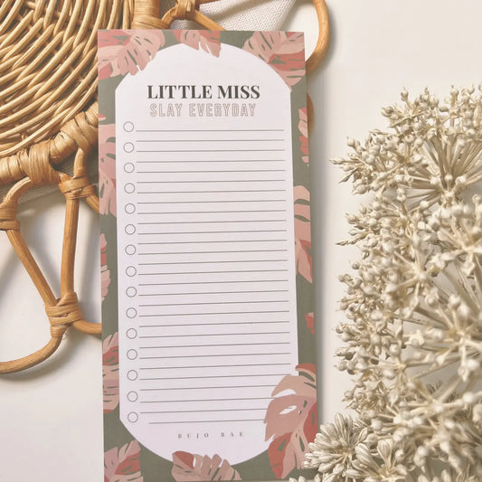 Little Miss Slay Everyday | To Do List Notepad