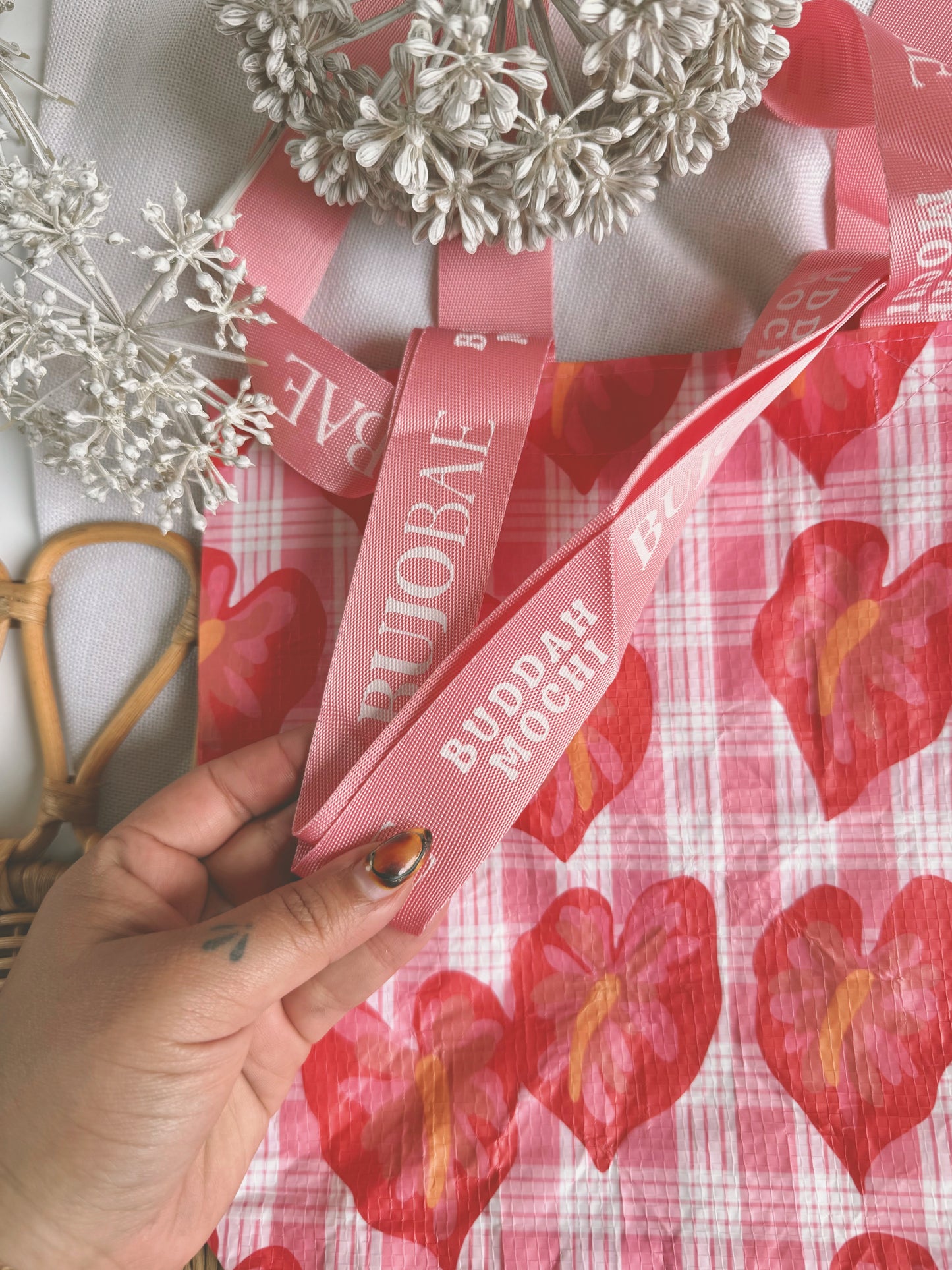 Hilo Red Anthurium | MANINI Bombucha Bag by BUDDAH MOCHI KIDS x Bujo Bae
