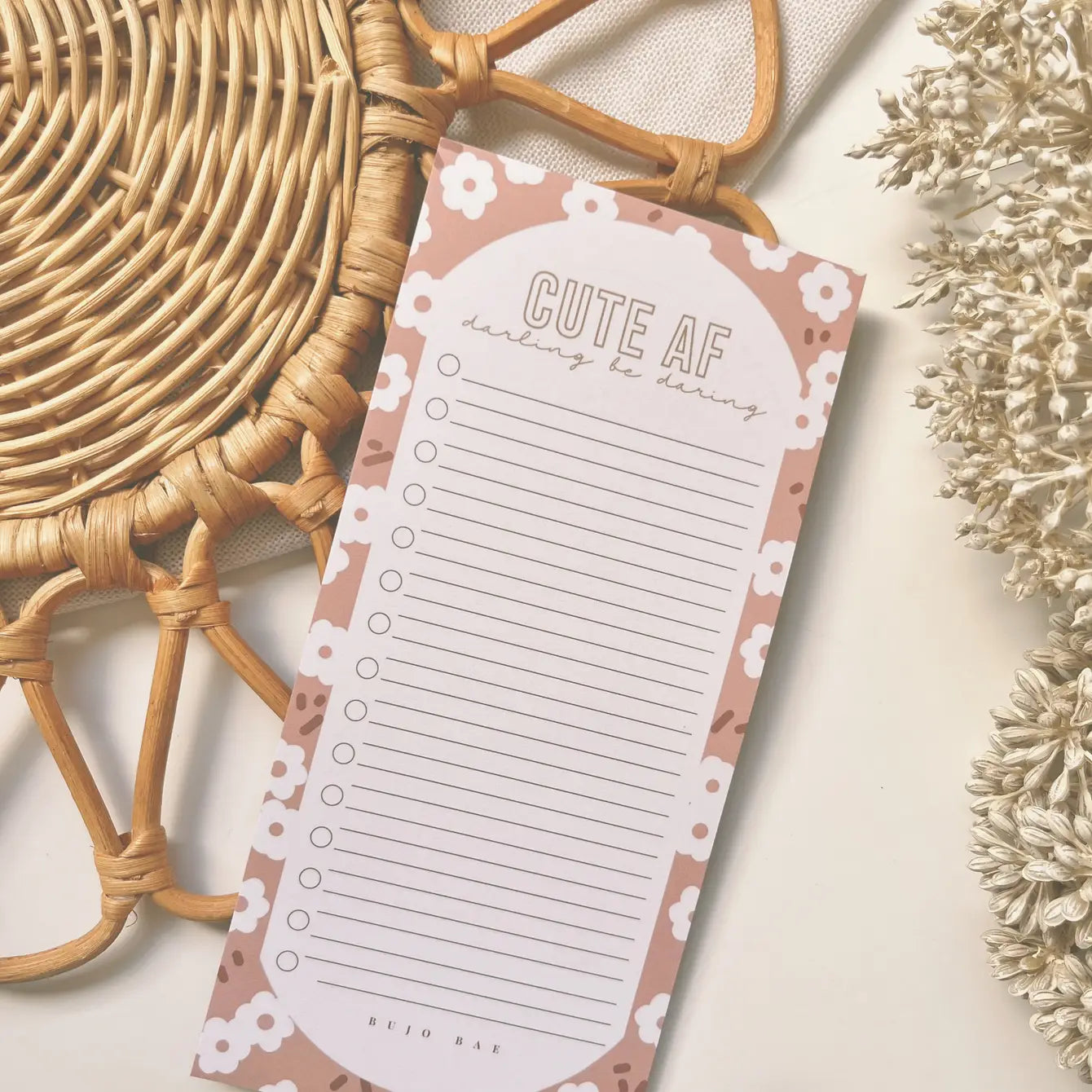 CUTE AF | To Do List Notepad Pack