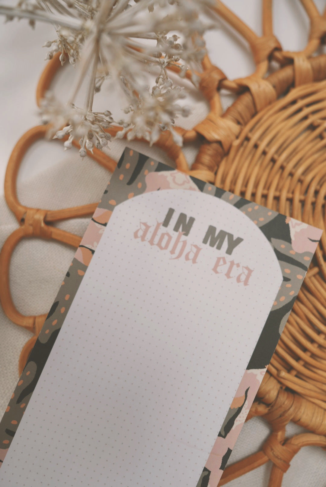 In My Aloha Era in Laua'e Kapa Kuiki | Dot Grid Notepad