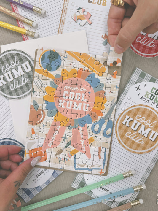 Cool Kumu Club | Postcard Puzzle SURF SHACK PUZZLES x Bujo Bae